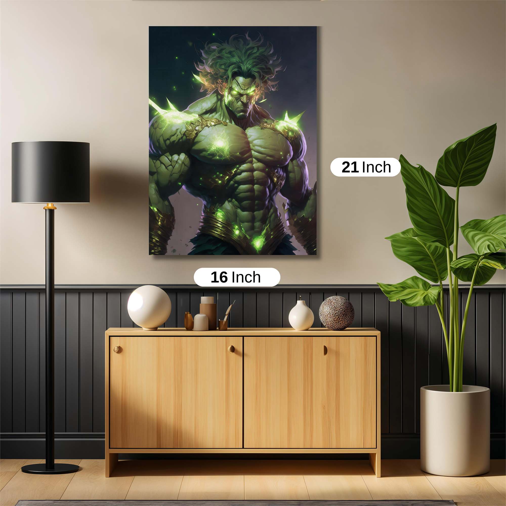 Hulk Luminescence Safe Wall Magnetic / M