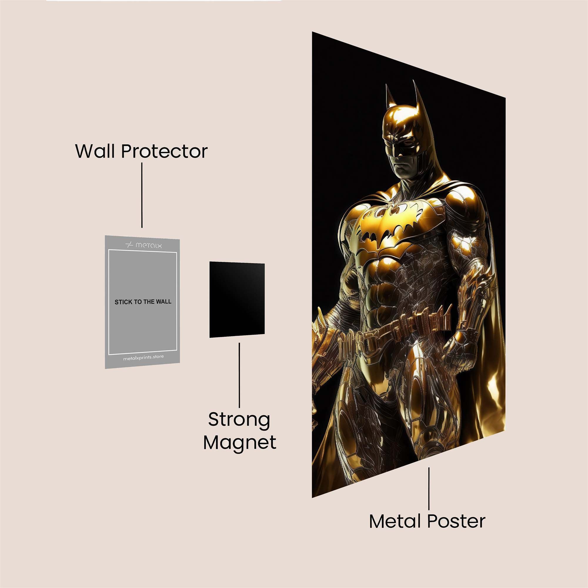 Batman Majesty Safe Wall Magnetic / M