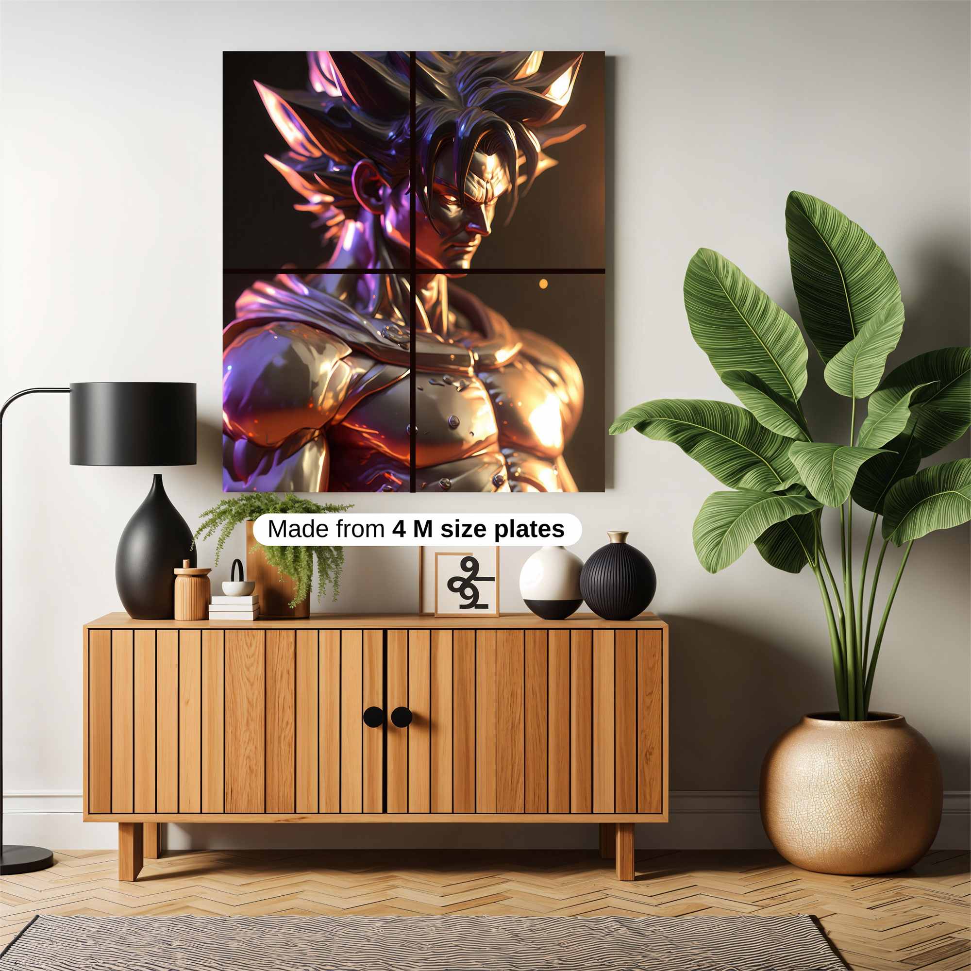 Saiyan Reverence Safe Wall Magnetic / M