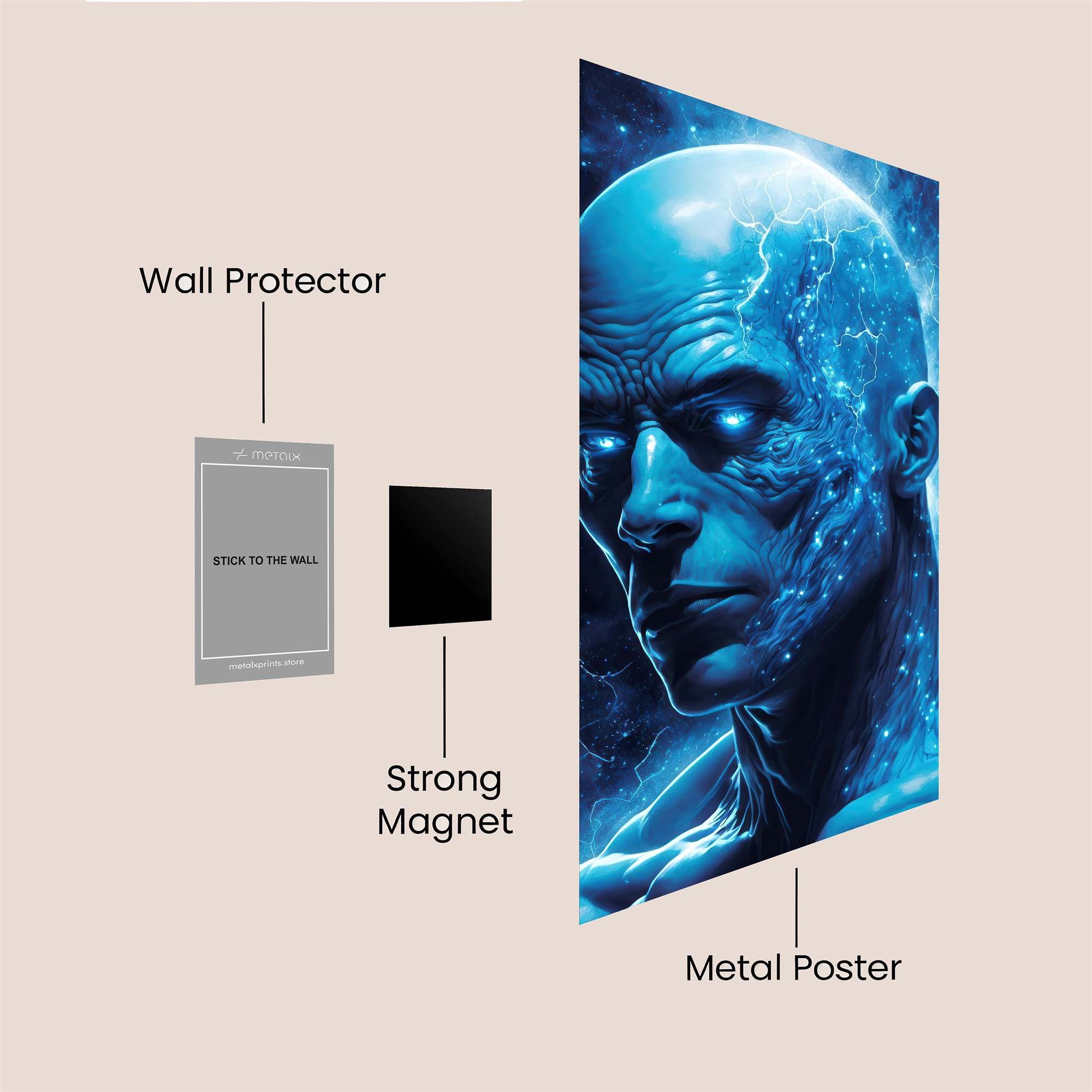 Electric Enigma Safe Wall Magnetic / M