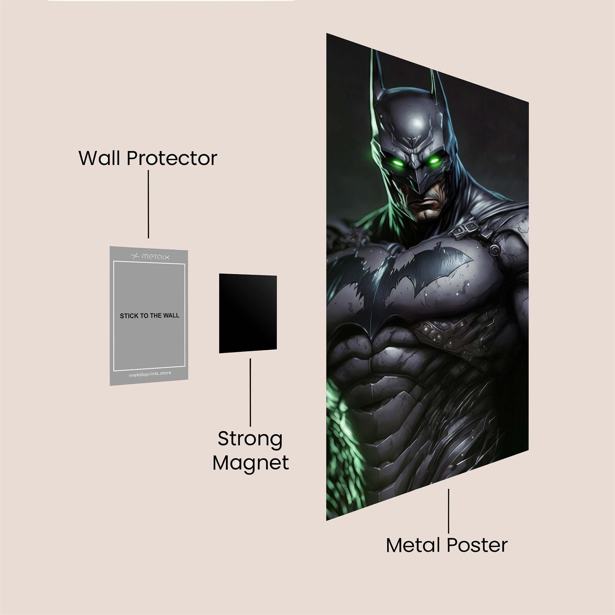 Batman Radiance Safe Wall Magnetic / M