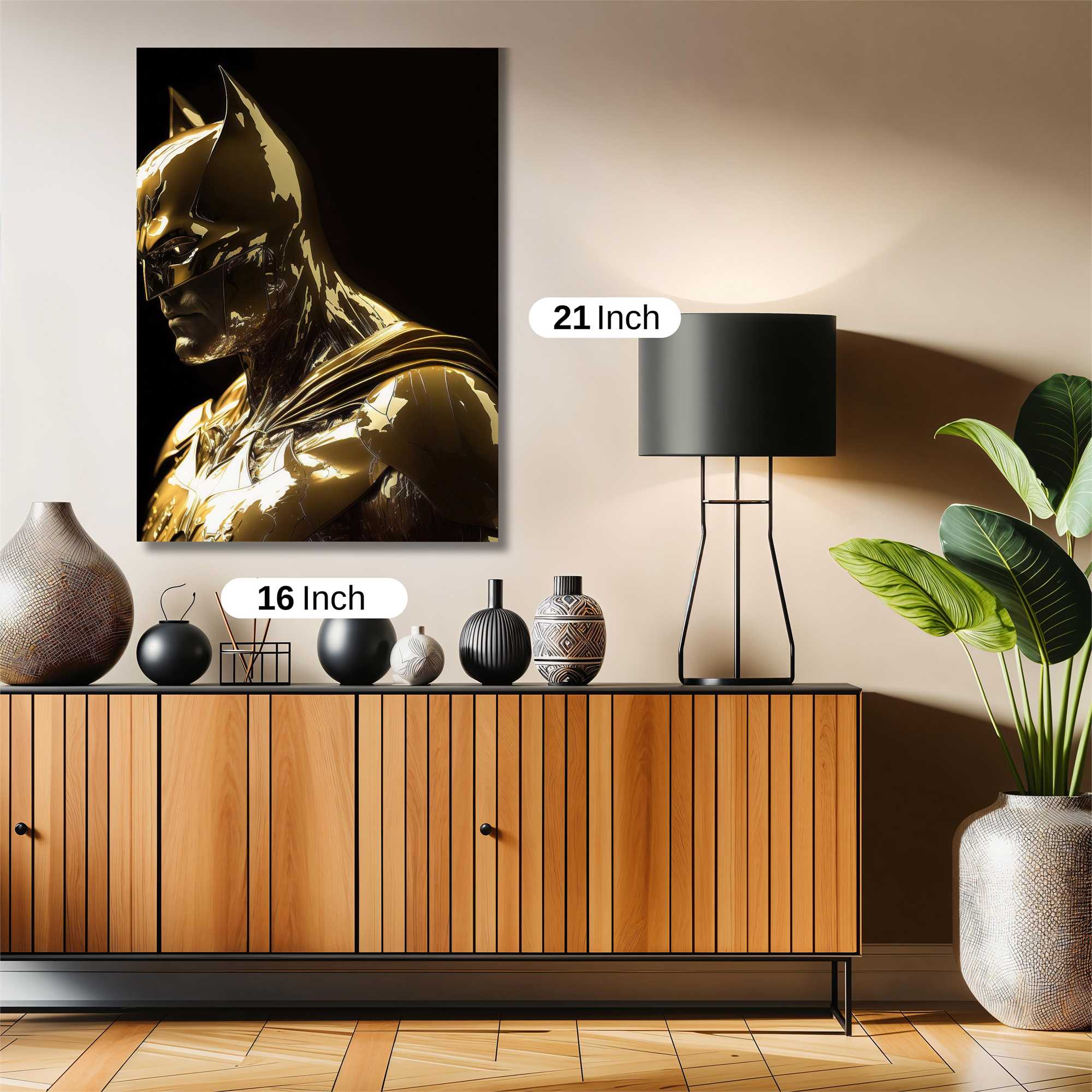 Golden Vigilante Safe Wall Magnetic / M