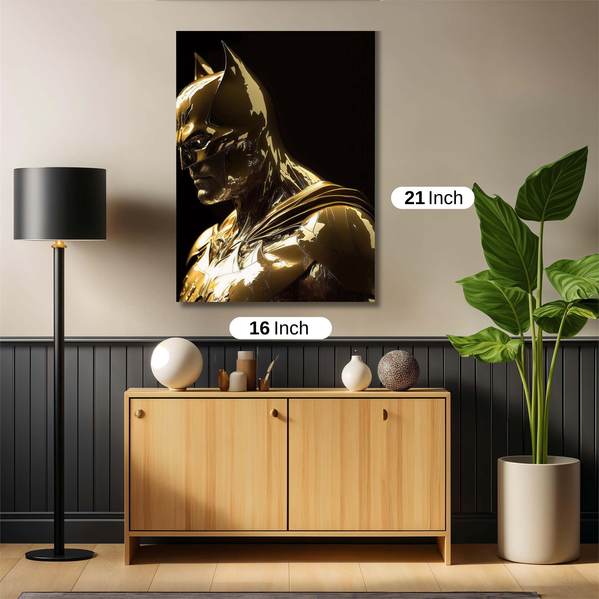 Golden Vigilante Safe Wall Magnetic / M