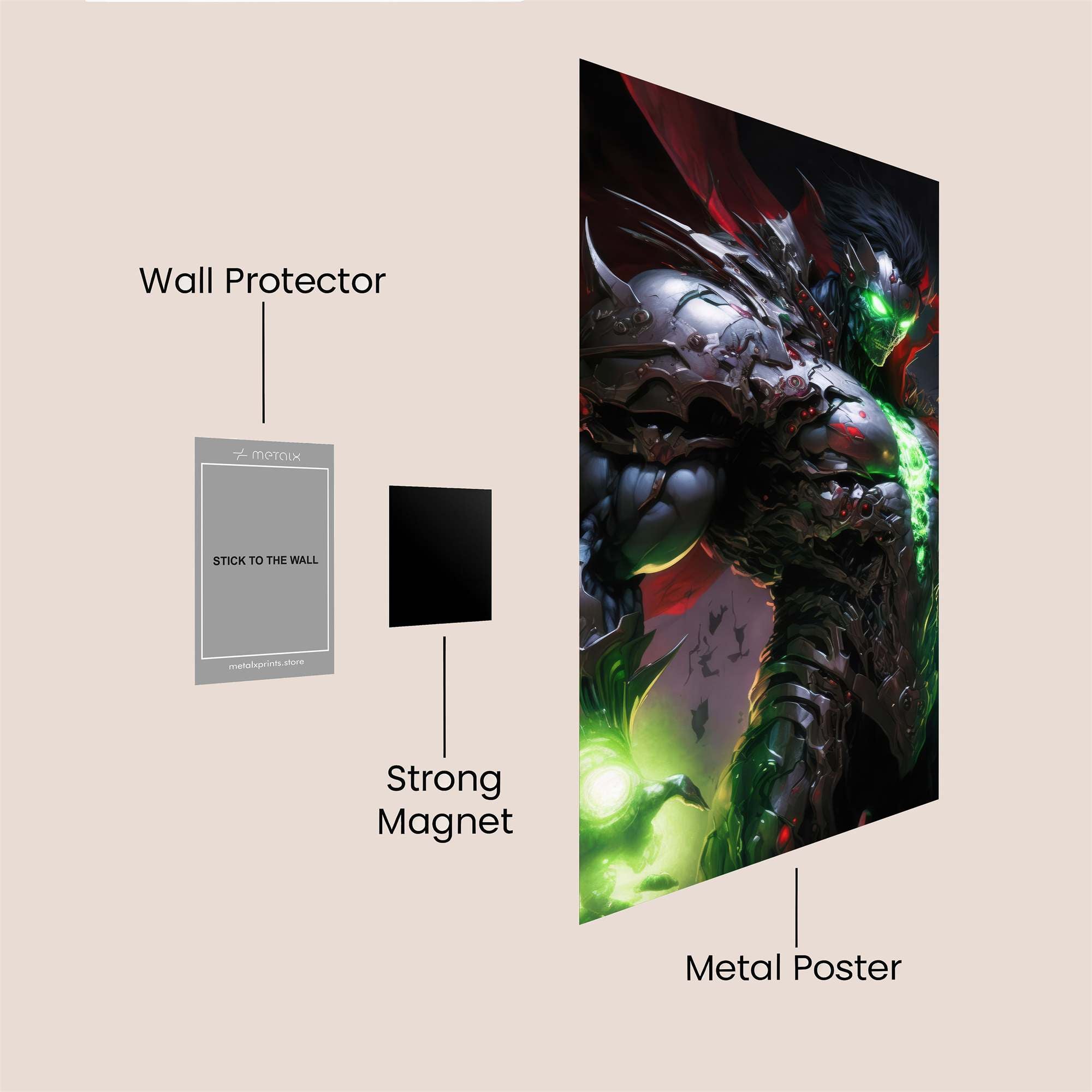 Spawn Emanation Safe Wall Magnetic / M