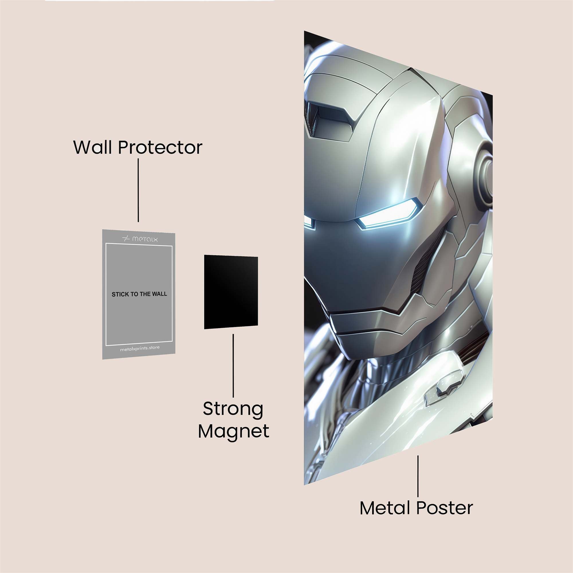 Armor Luminosity Safe Wall Magnetic / M