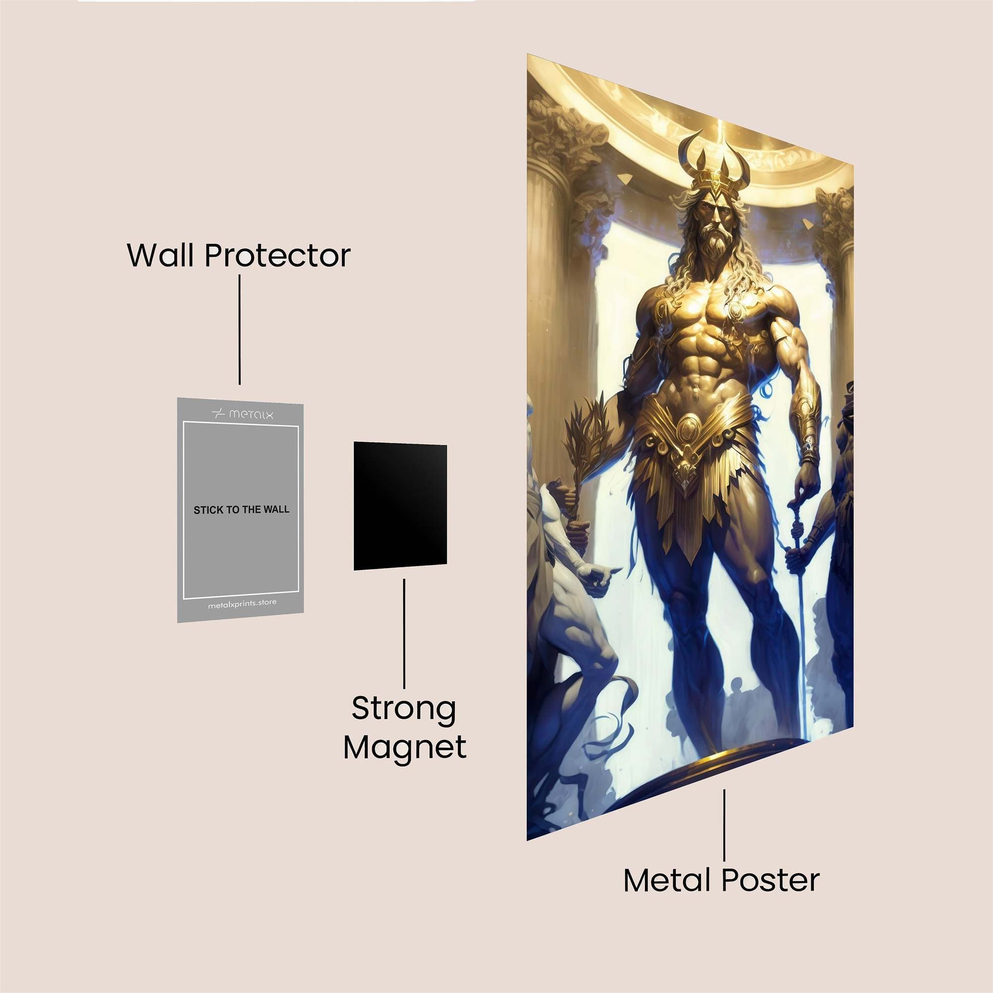 Zeus Majesty Safe Wall Magnetic / M