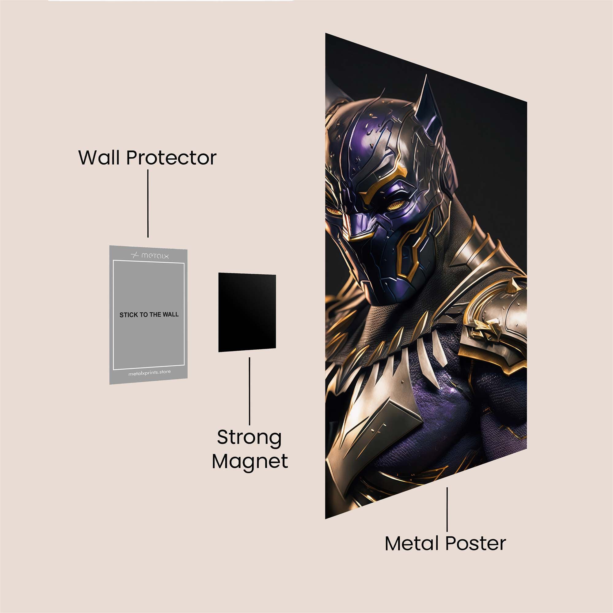 Panther Majesty Safe Wall Magnetic / M
