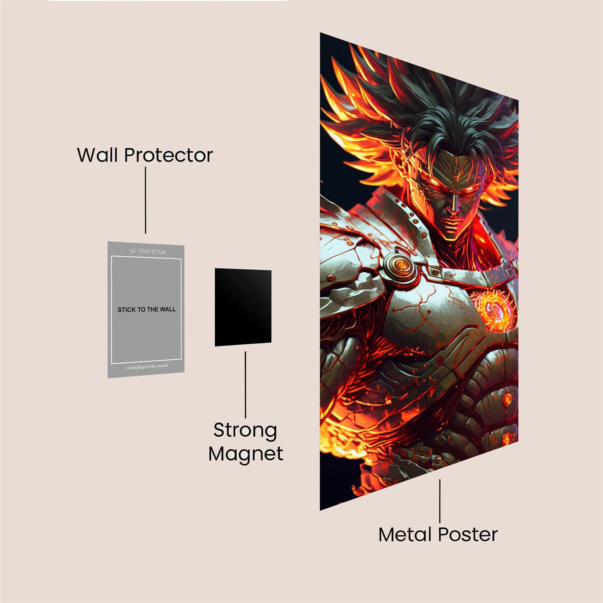 Inferno Gladiator Safe Wall Magnetic / M