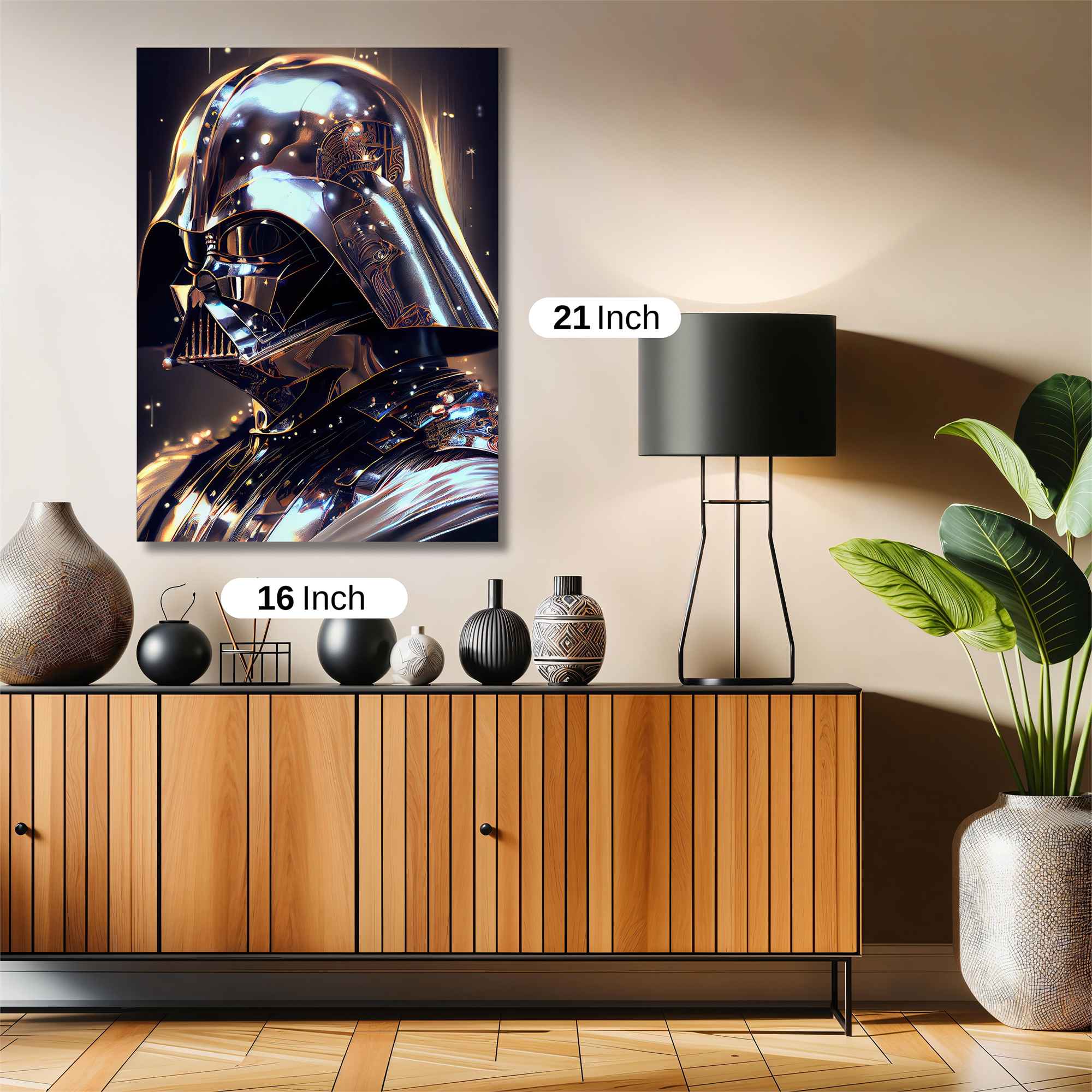 Vader Luminescence Safe Wall Magnetic / M