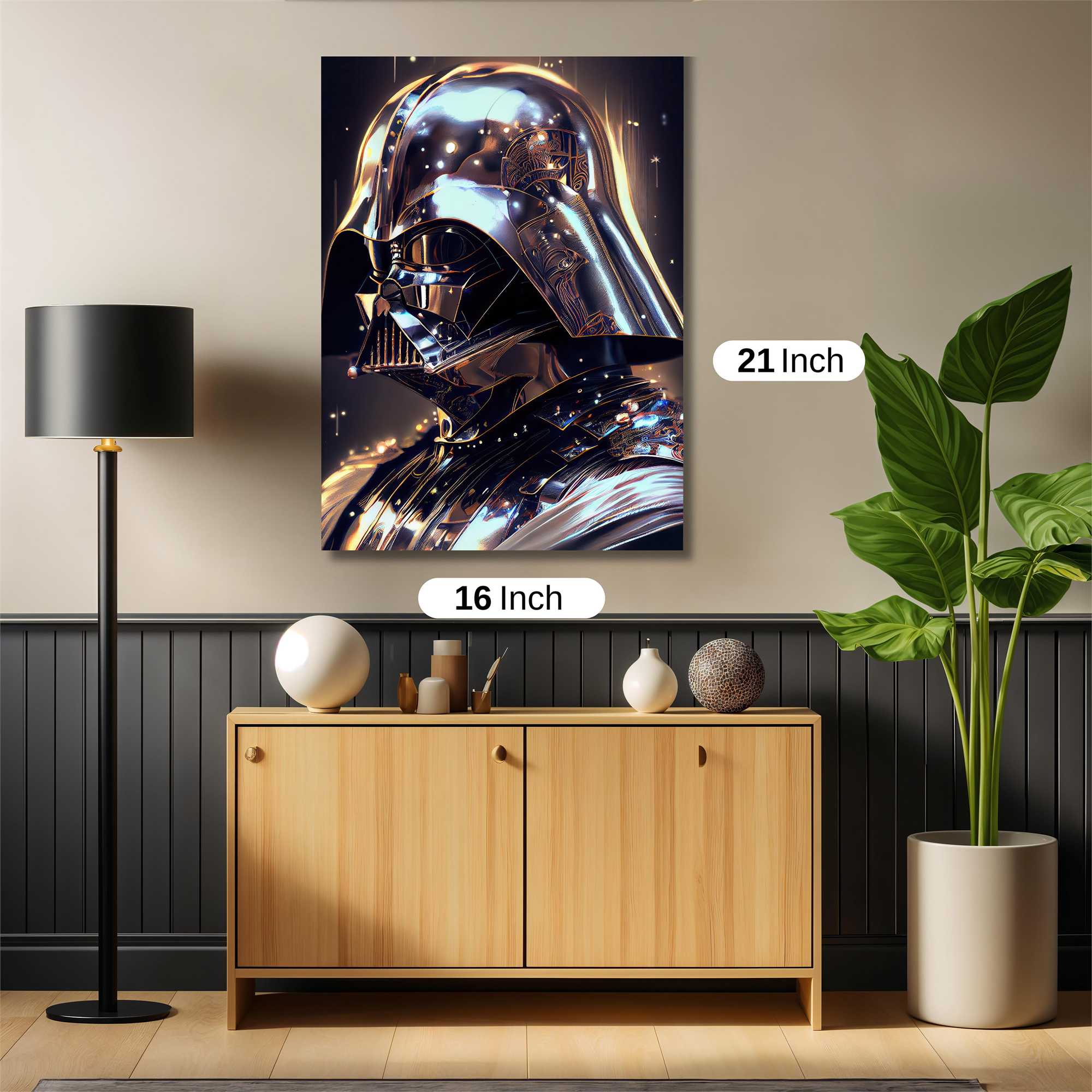 Vader Luminescence Safe Wall Magnetic / M