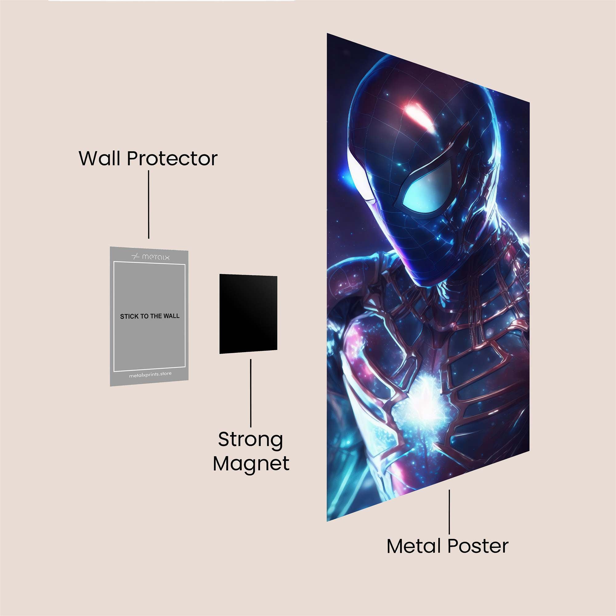 Galactic Vigilance Safe Wall Magnetic / M