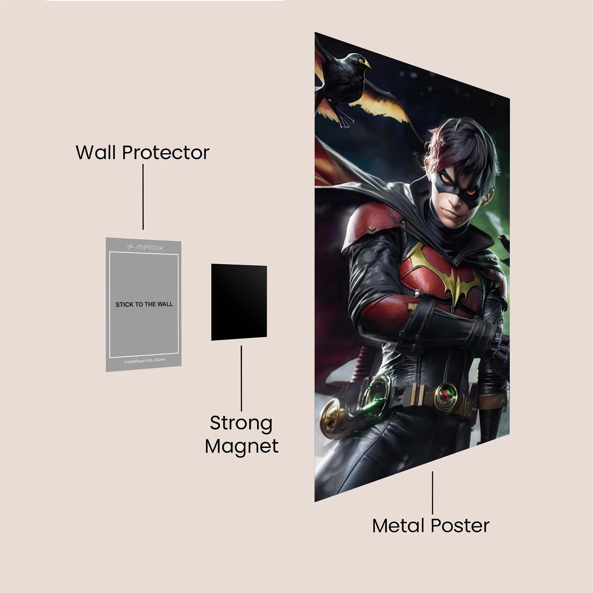 Robin Nocturne Safe Wall Magnetic / M