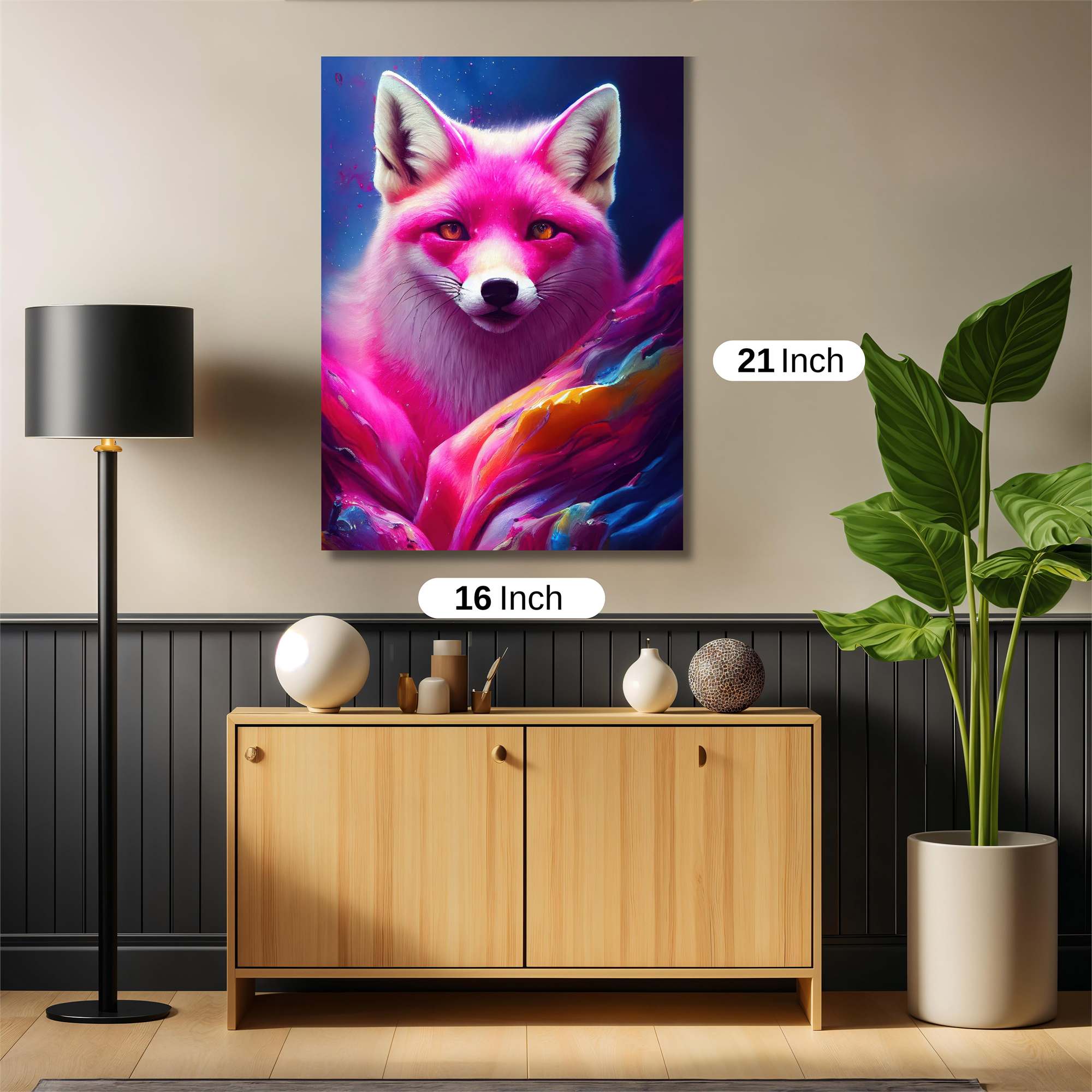 Vibrant Vulpes Safe Wall Magnetic / M