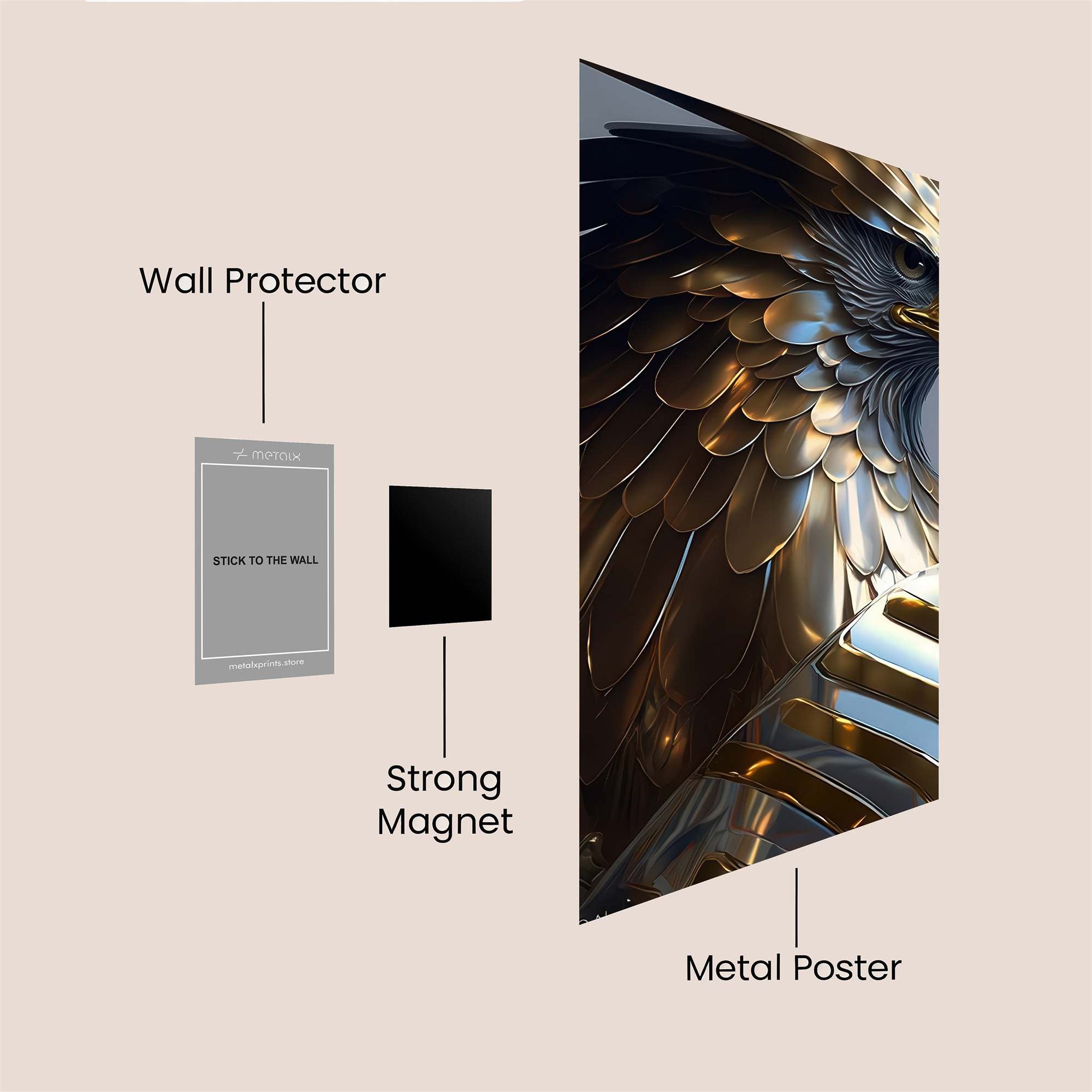 Eagle Majesty Safe Wall Magnetic / M