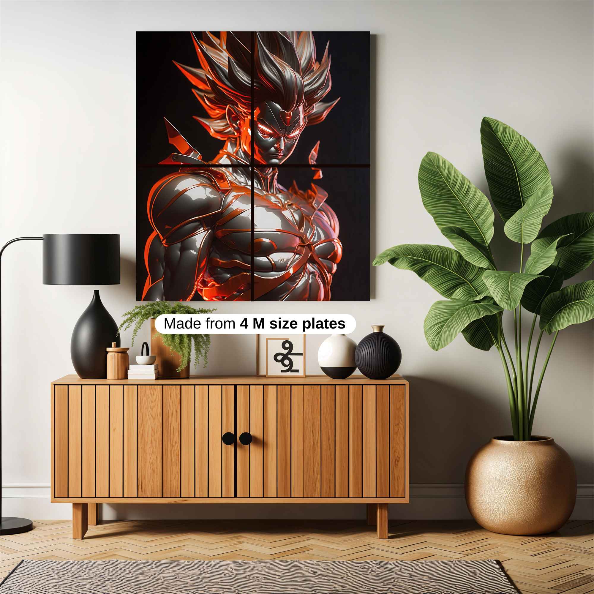Saiyan Radiance Safe Wall Magnetic / M