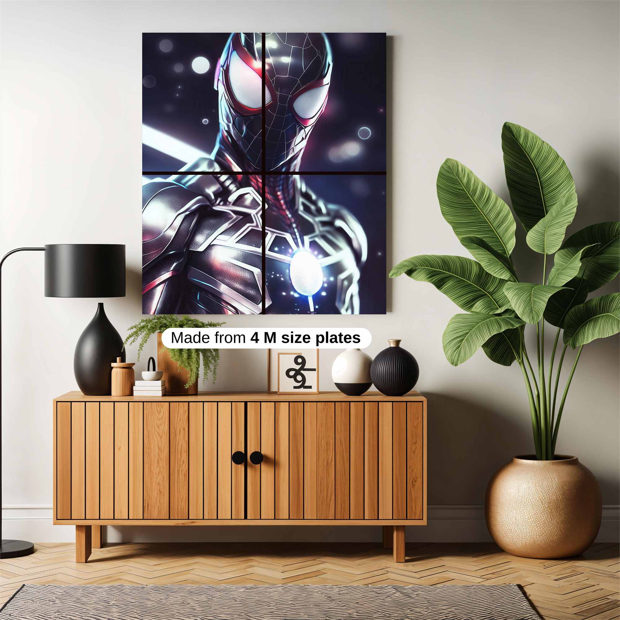 Spider-Man Luminescence Safe Wall Magnetic / M
