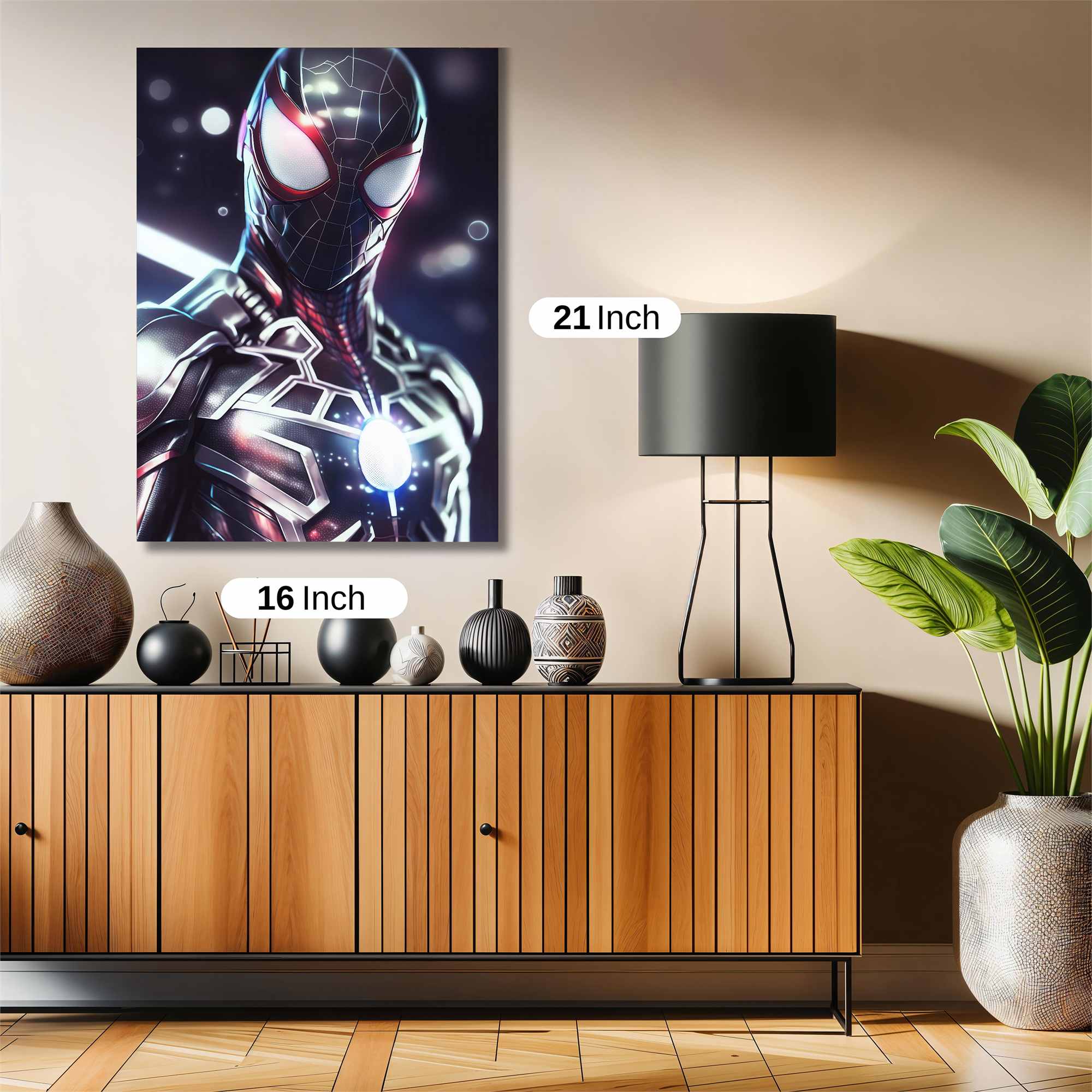 Spider-Man Luminescence Safe Wall Magnetic / M