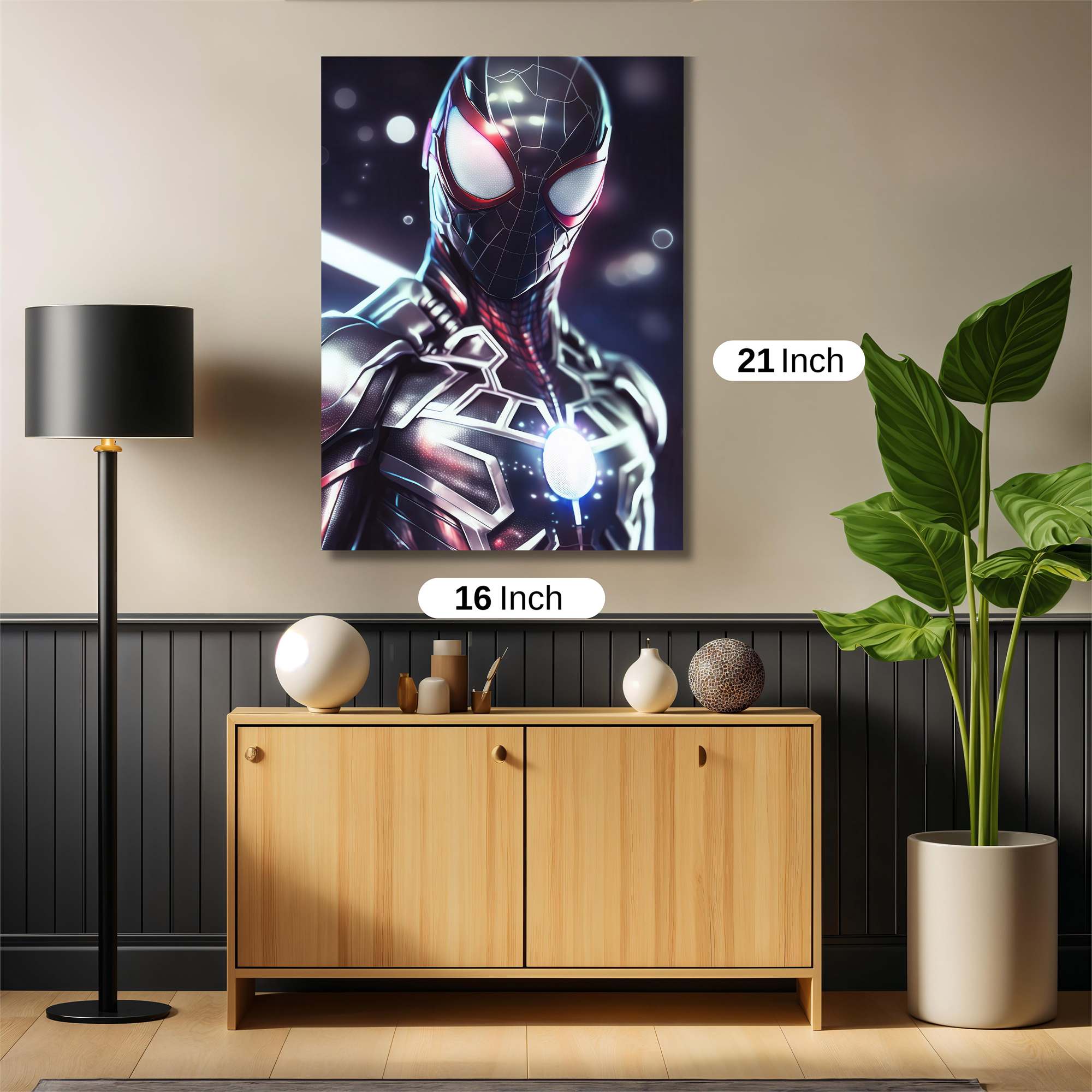 Spider-Man Luminescence Safe Wall Magnetic / M