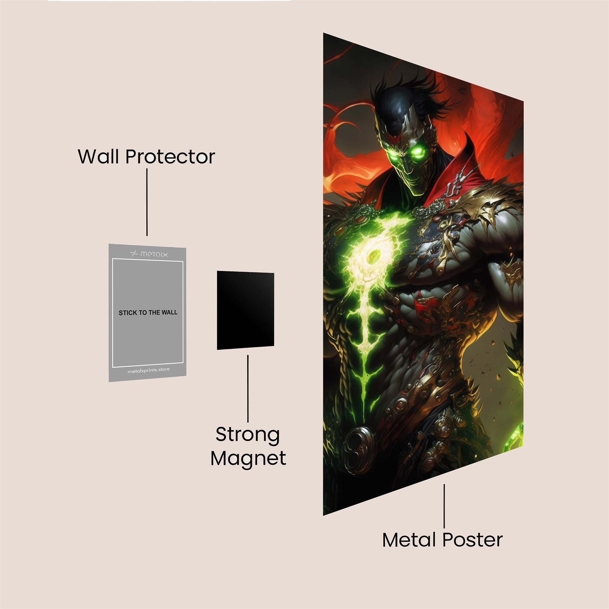 Spawn Radiance Safe Wall Magnetic / M