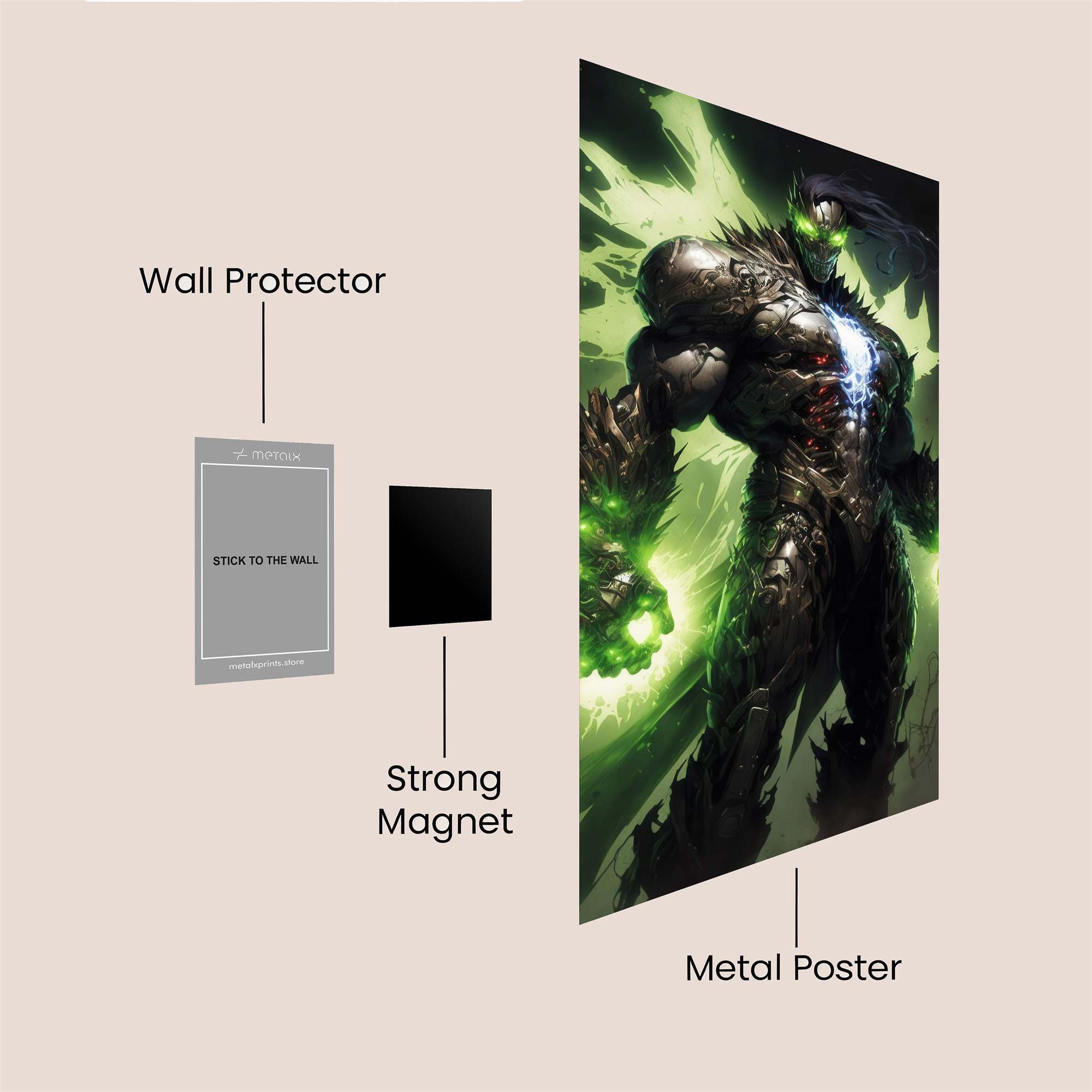 Spawn Fury Safe Wall Magnetic / M