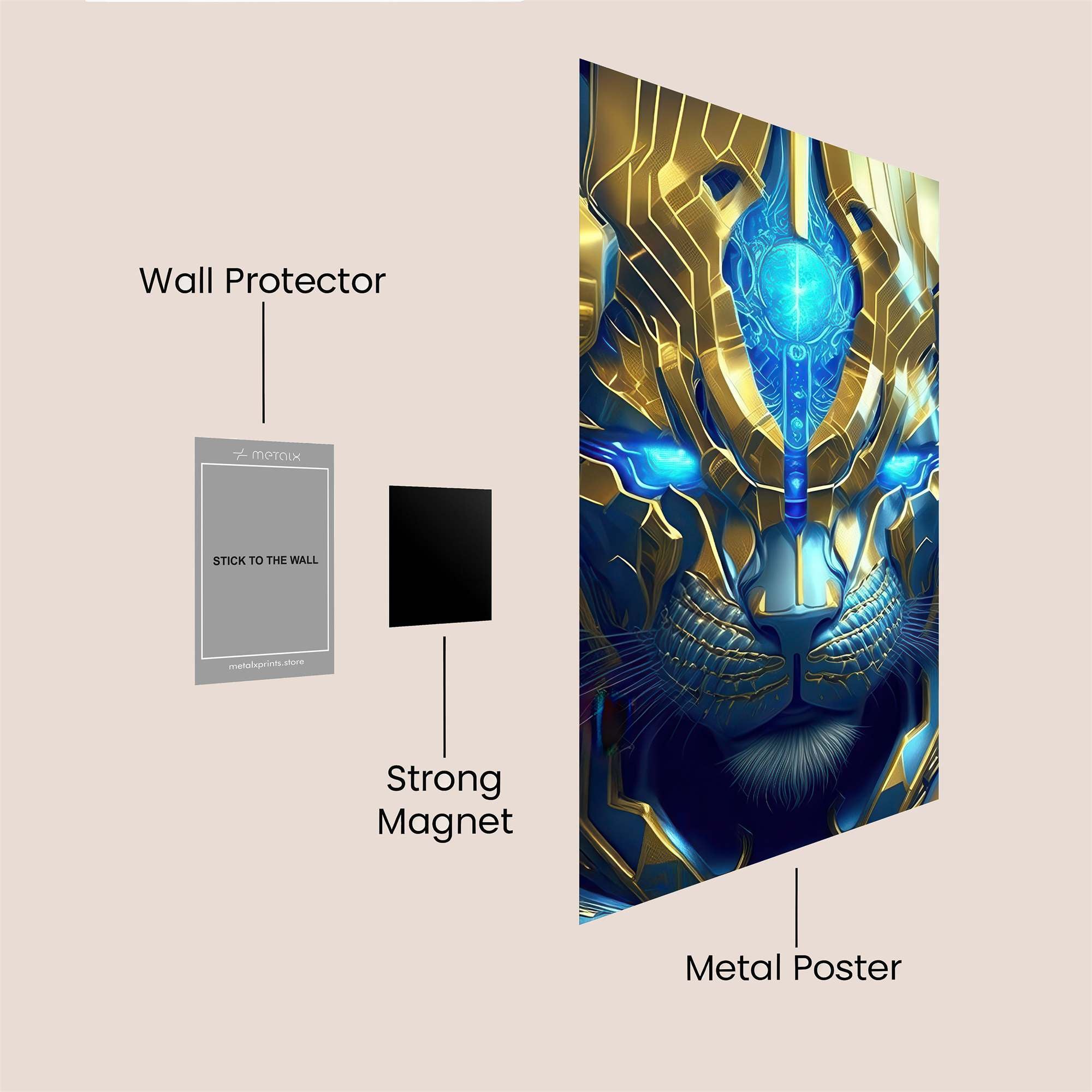 Celestial Sentinel Safe Wall Magnetic / M