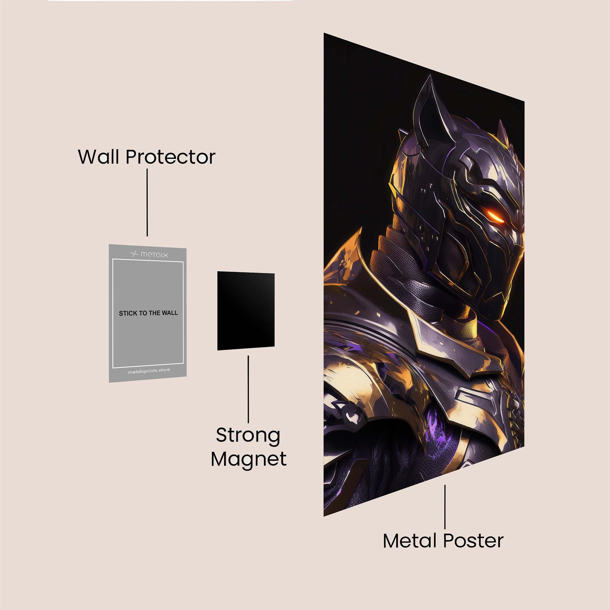 Panther Majesty Safe Wall Magnetic / M