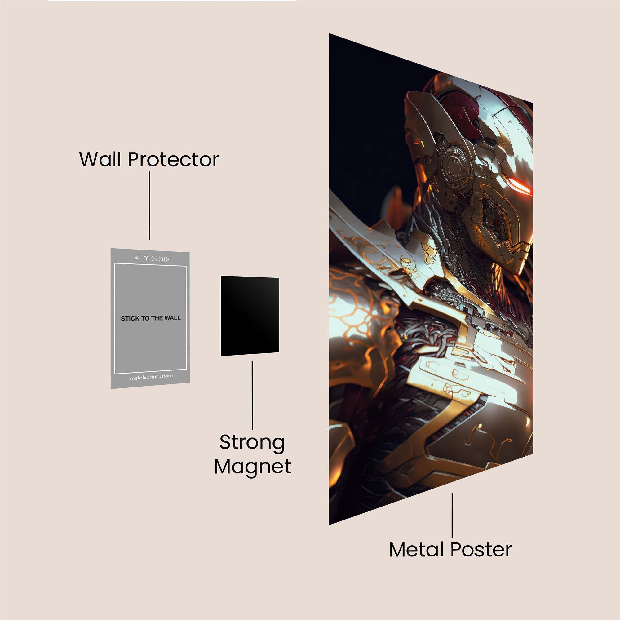 Iron Innovation Safe Wall Magnetic / M