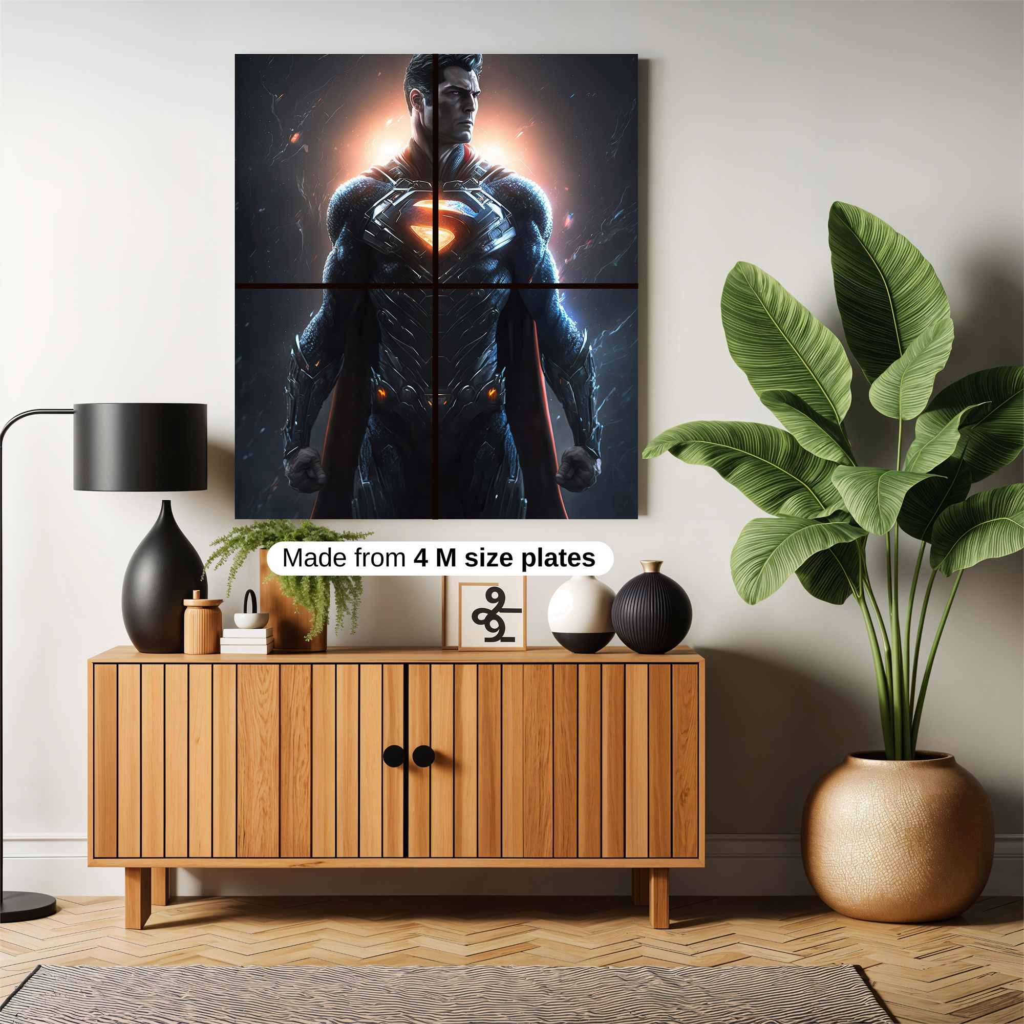 Superman Radiance Safe Wall Magnetic / M