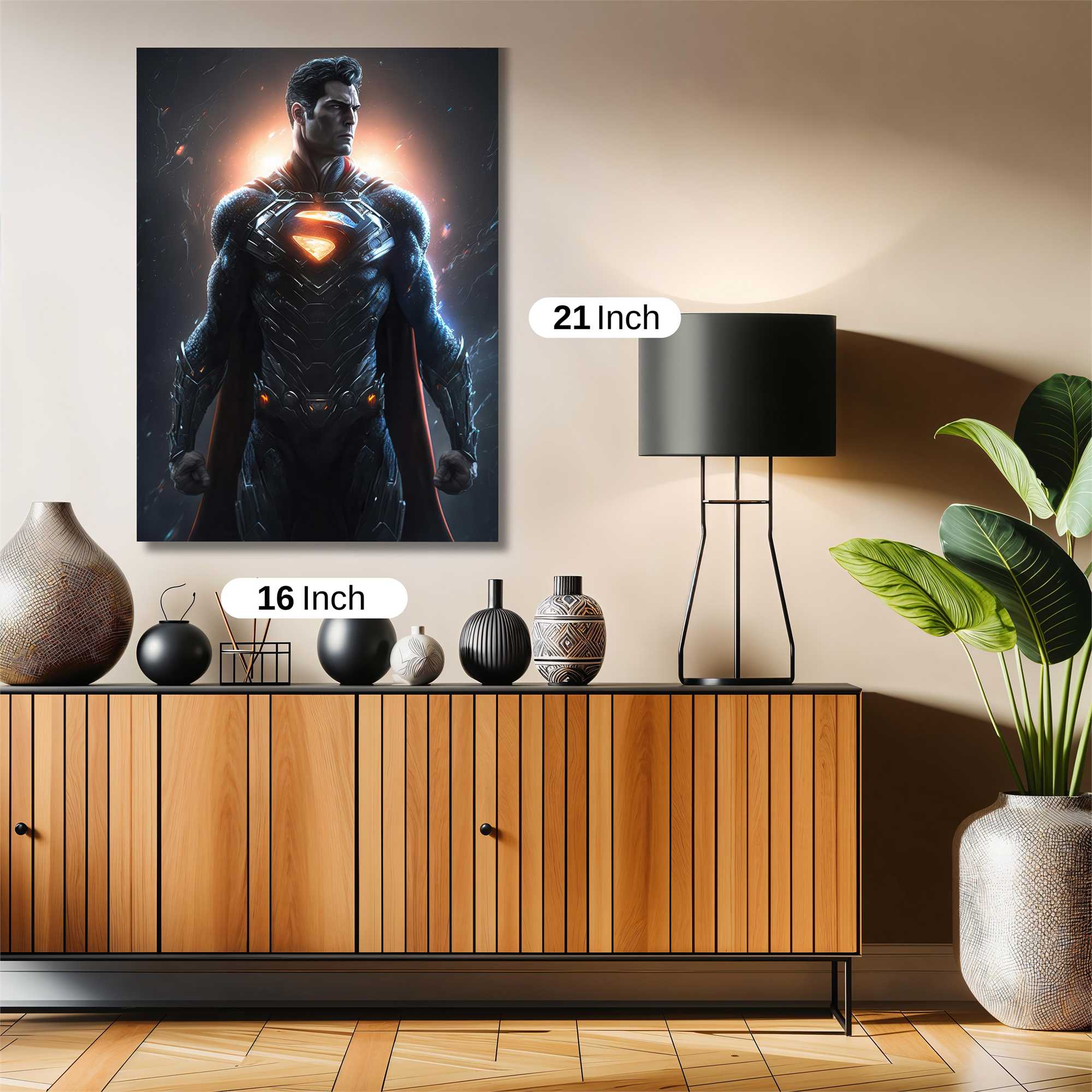 Superman Radiance Safe Wall Magnetic / M
