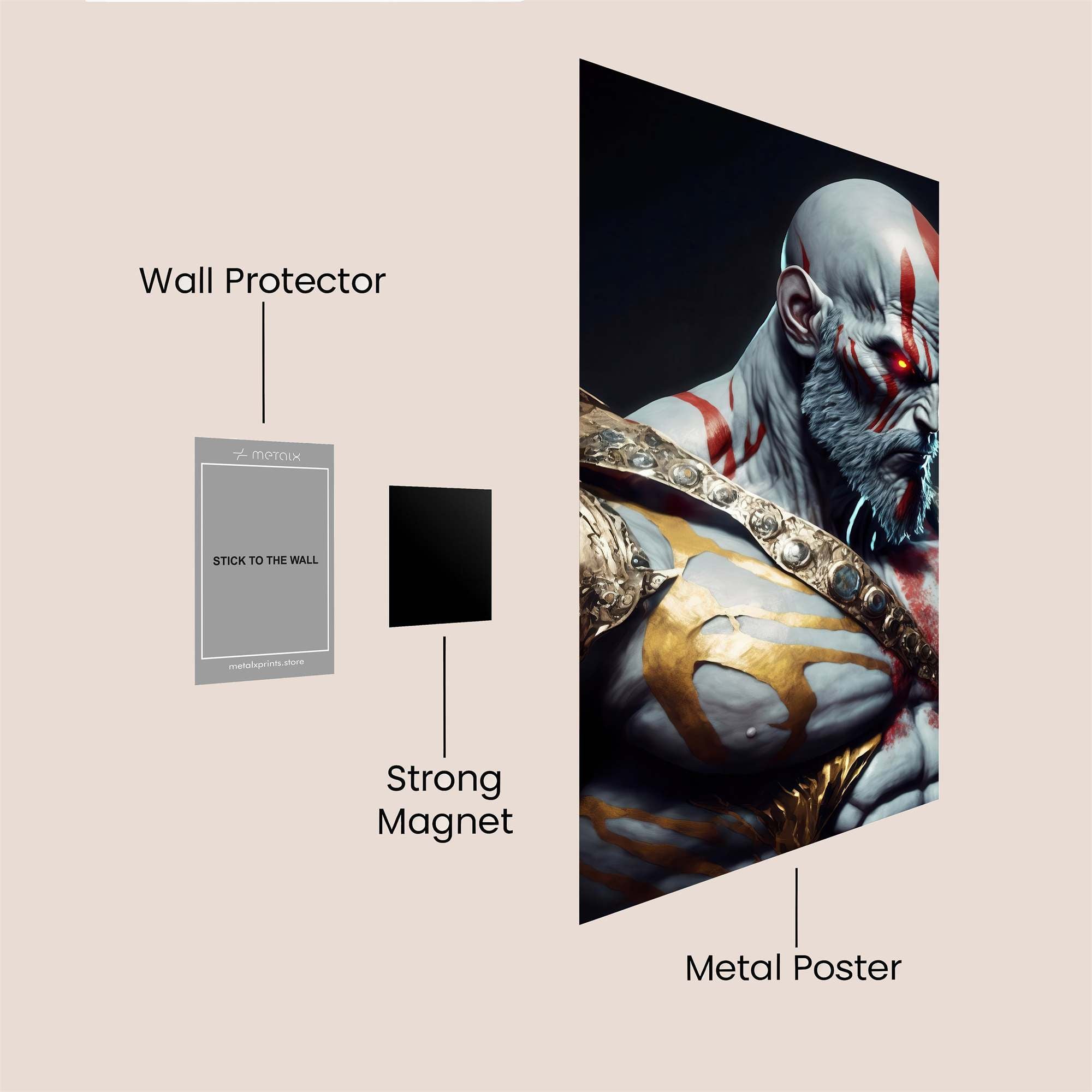Kratos Valor Safe Wall Magnetic / M