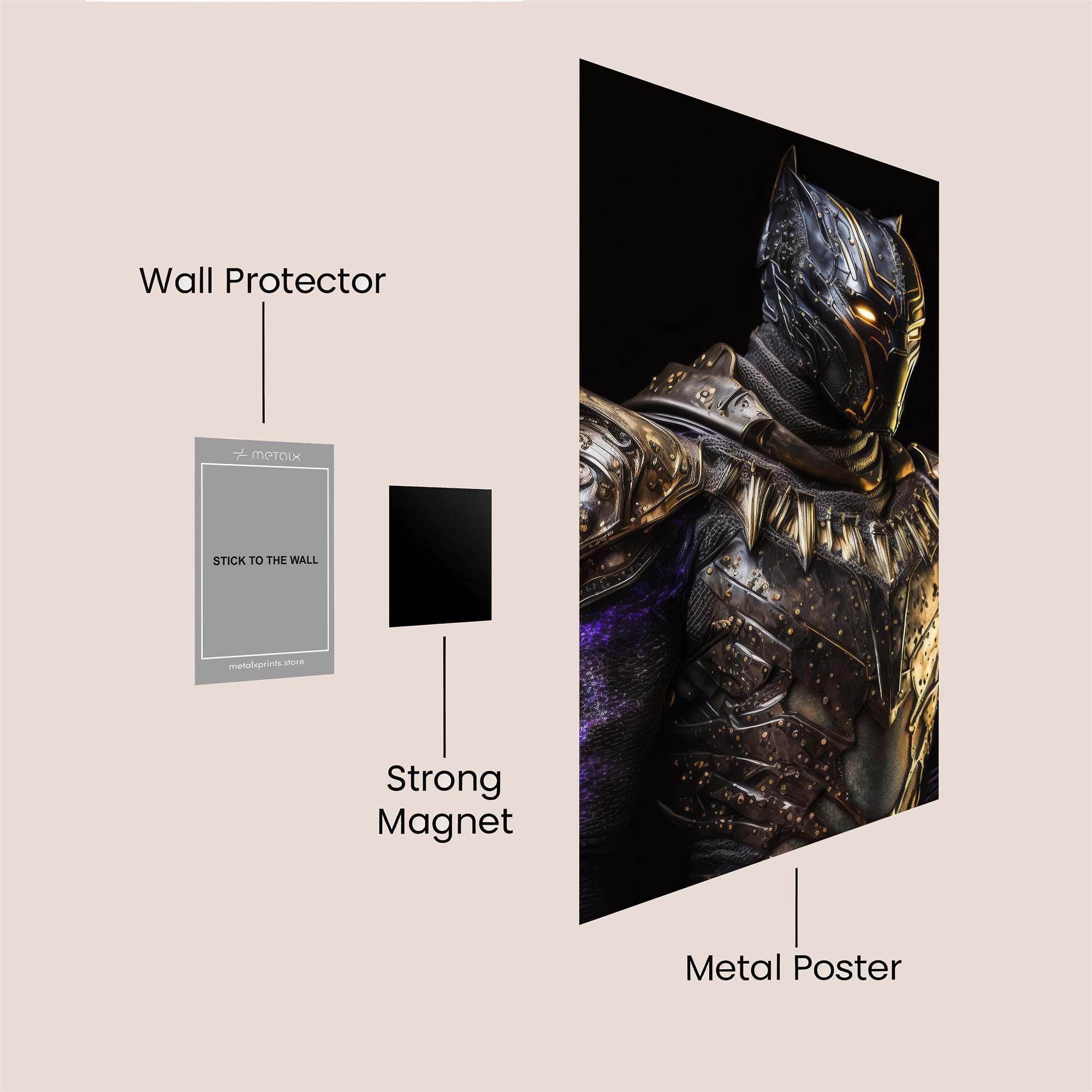 Panther Majesty Safe Wall Magnetic / M