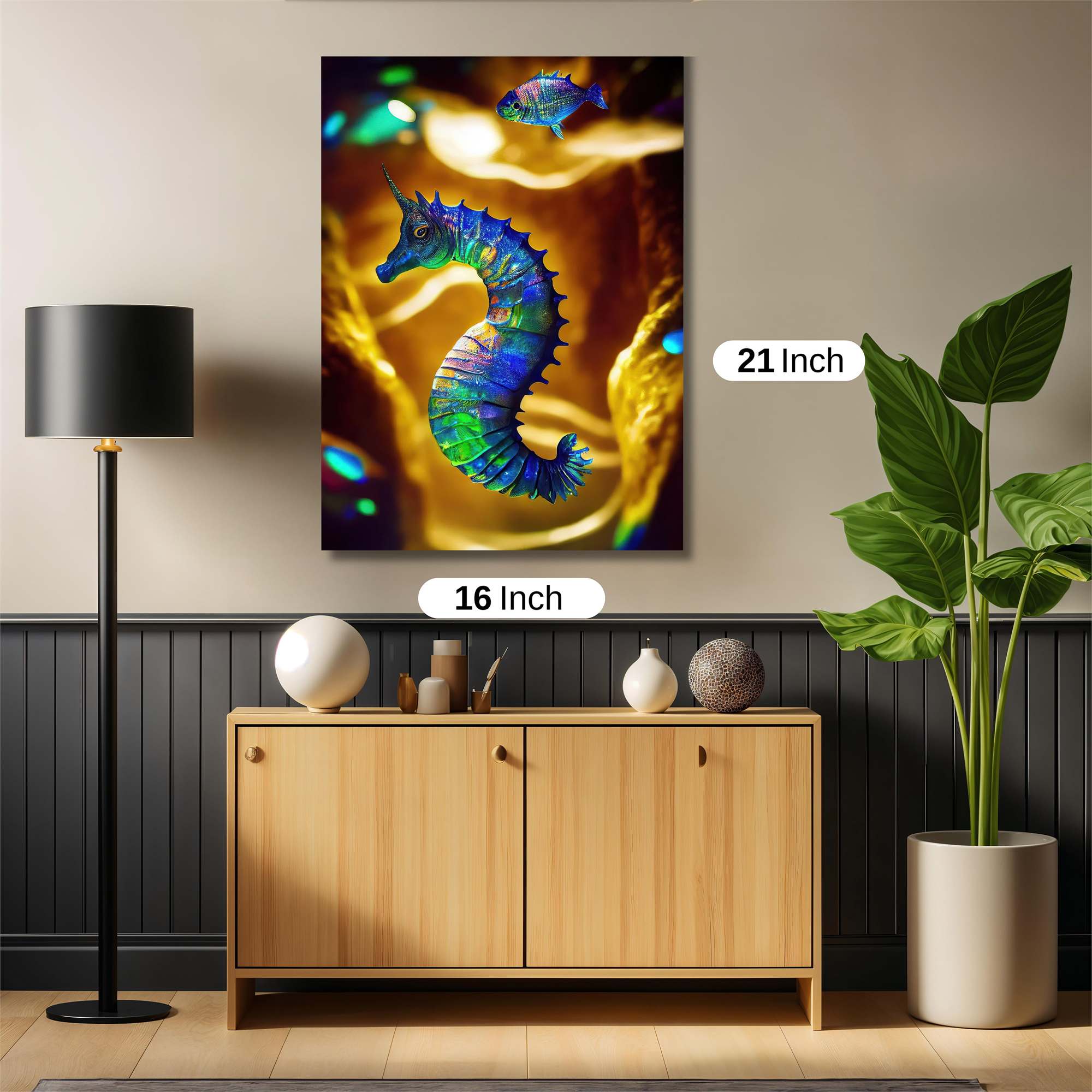 Seahorse Enigma Safe Wall Magnetic / M