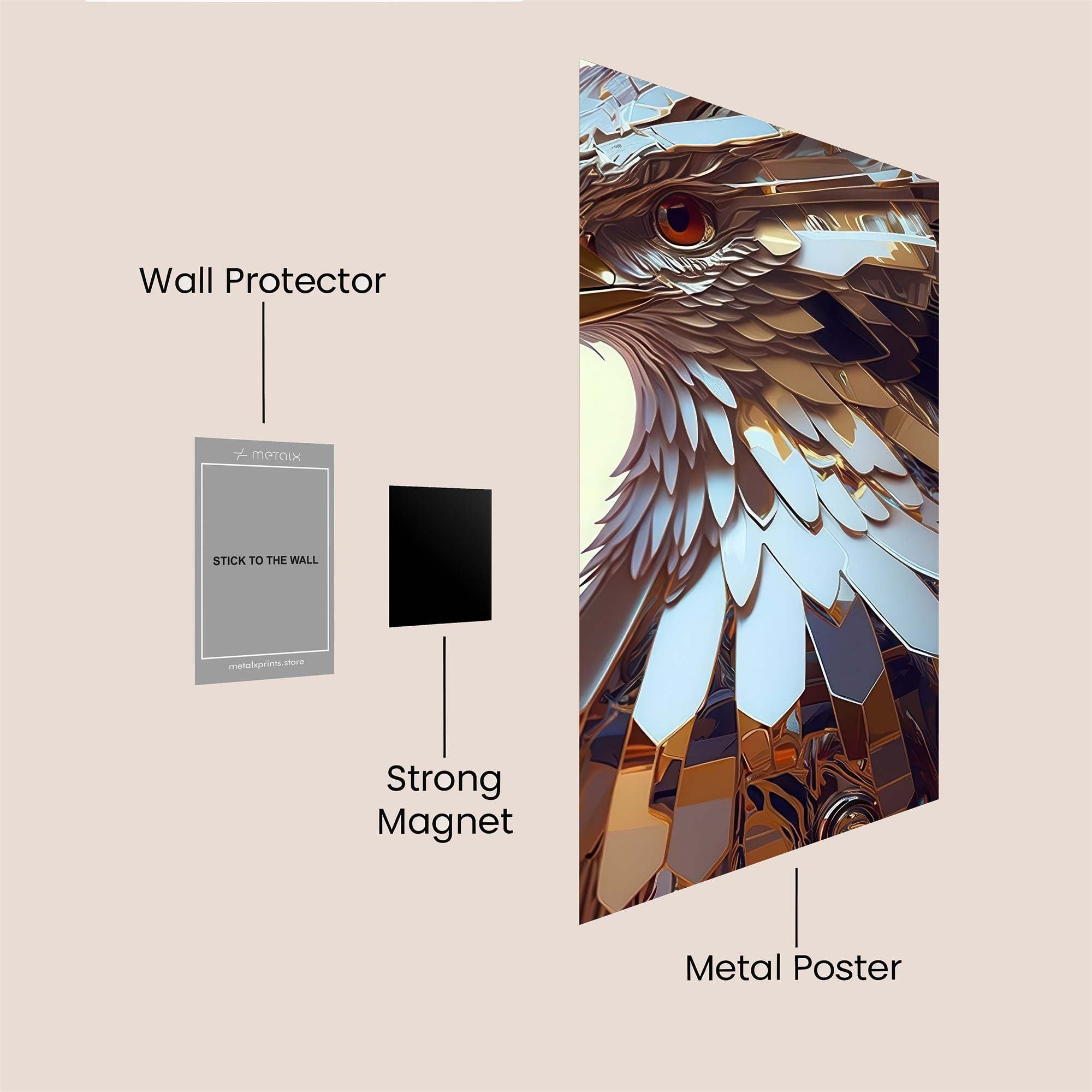 Eagle Elegance Safe Wall Magnetic / M