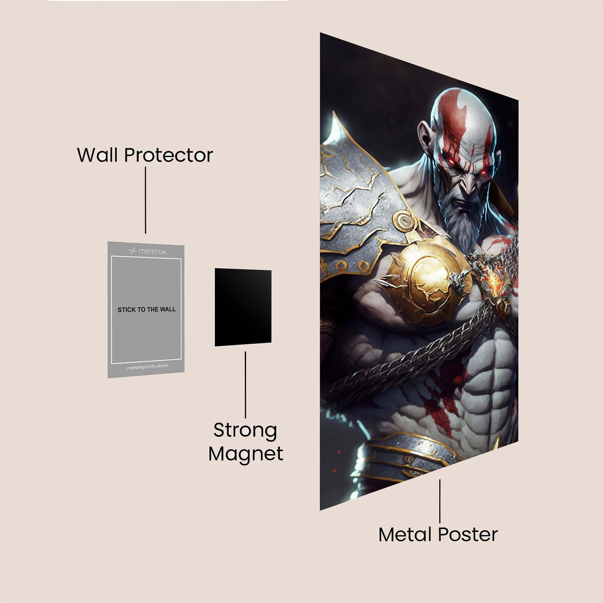 Kratos Valor Safe Wall Magnetic / M