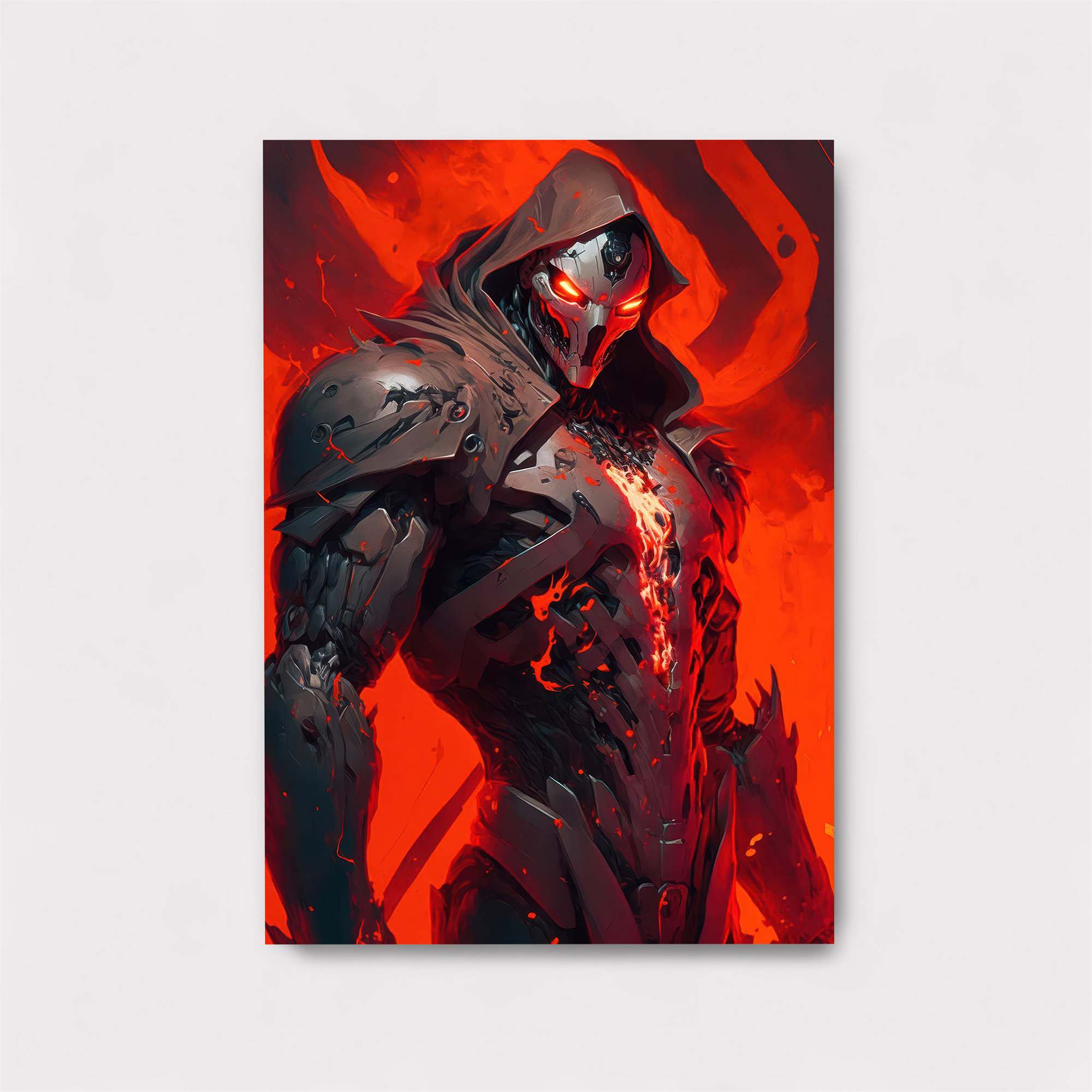 Inferno Warrior Safe Wall Magnetic / M