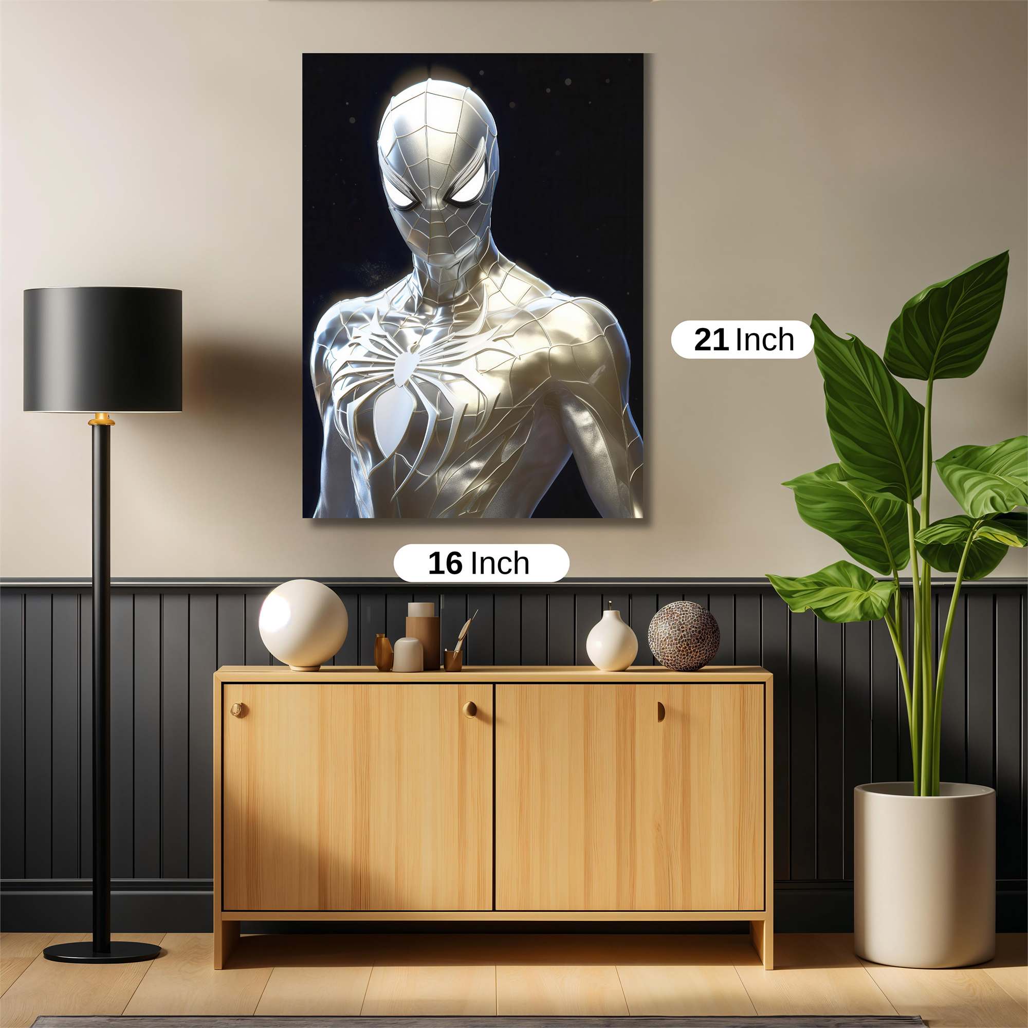 Silver Sentinel Safe Wall Magnetic / M