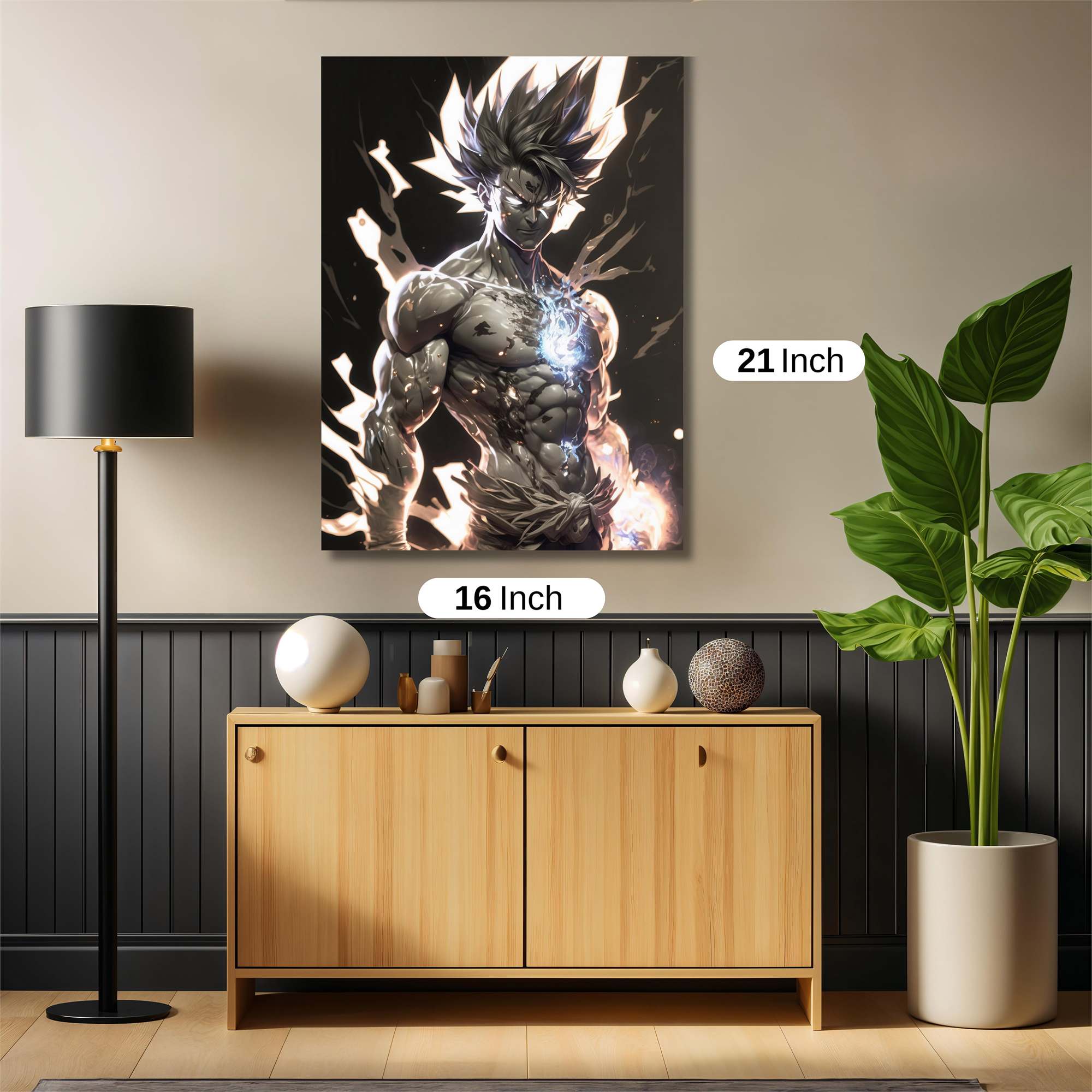 Saiyan Radiance Safe Wall Magnetic / M