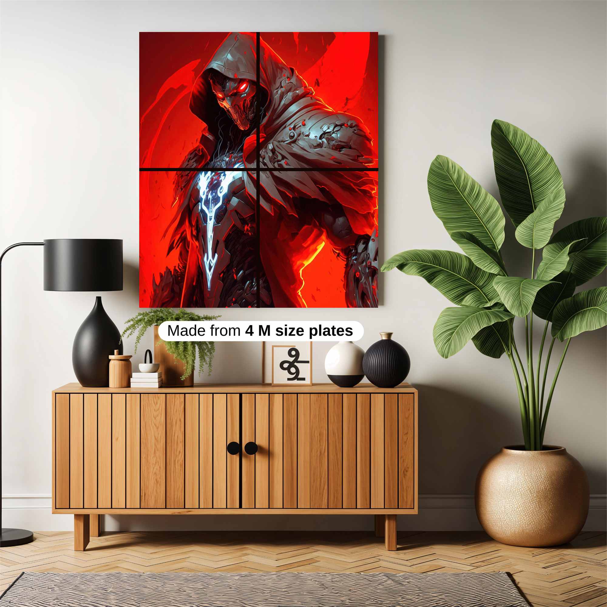 Crimson Phantom Safe Wall Magnetic / M