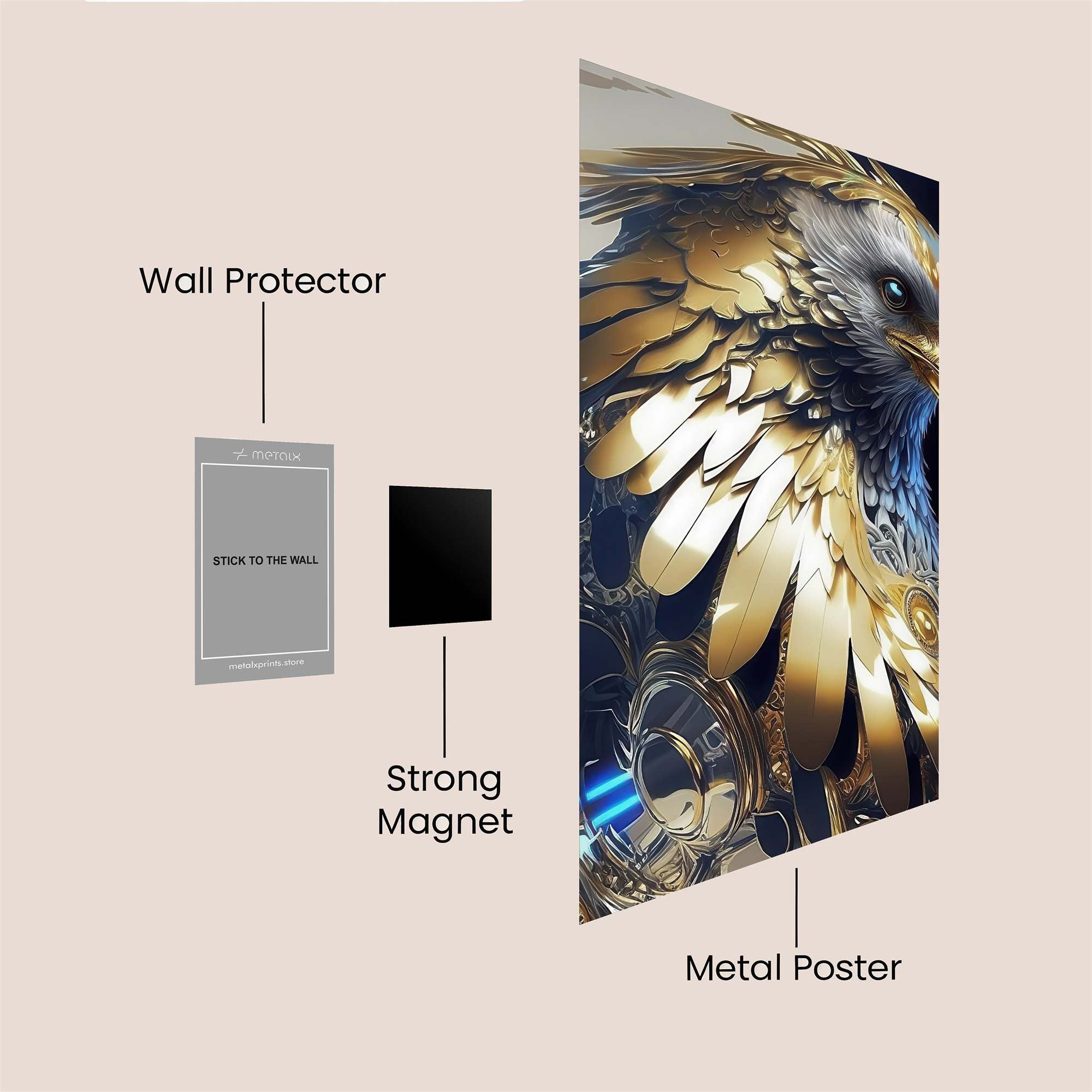 Eagle Majestic Safe Wall Magnetic / M