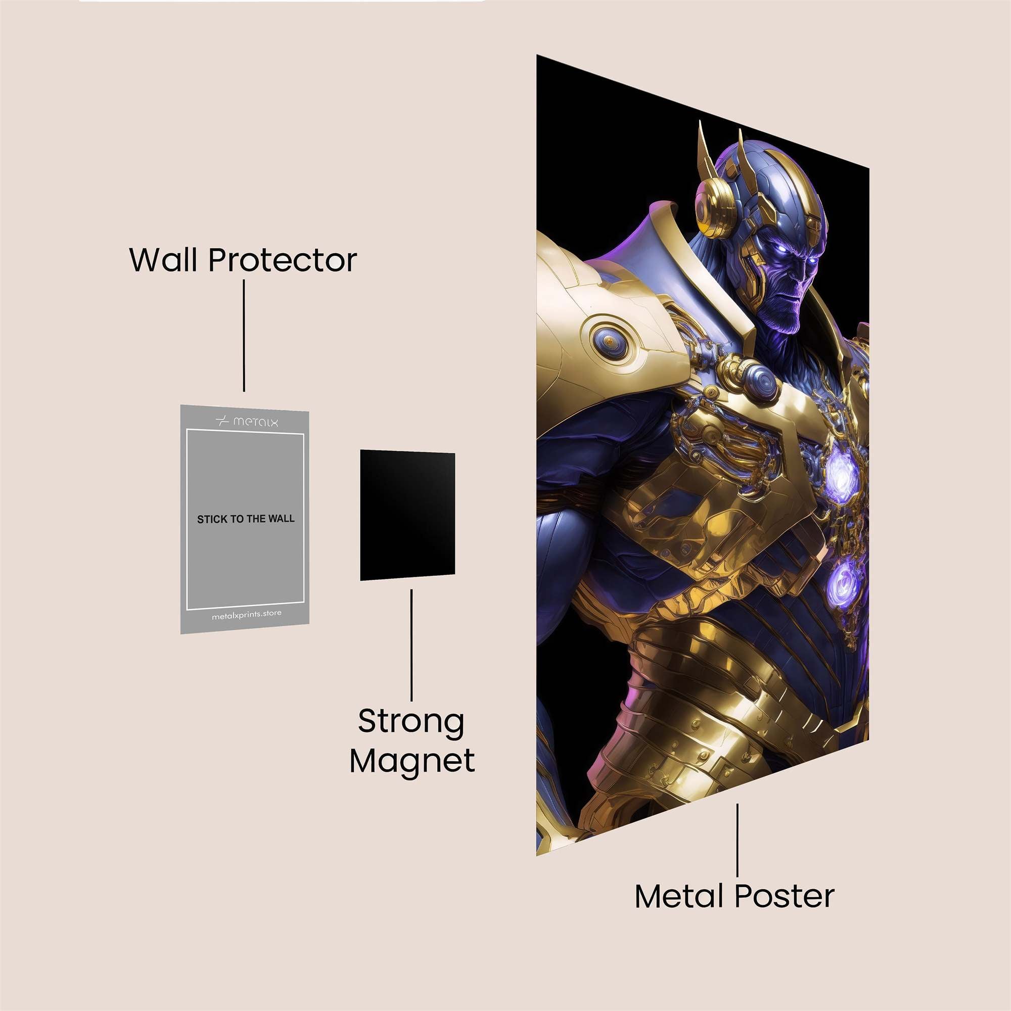 Thanos Majesty Safe Wall Magnetic / M
