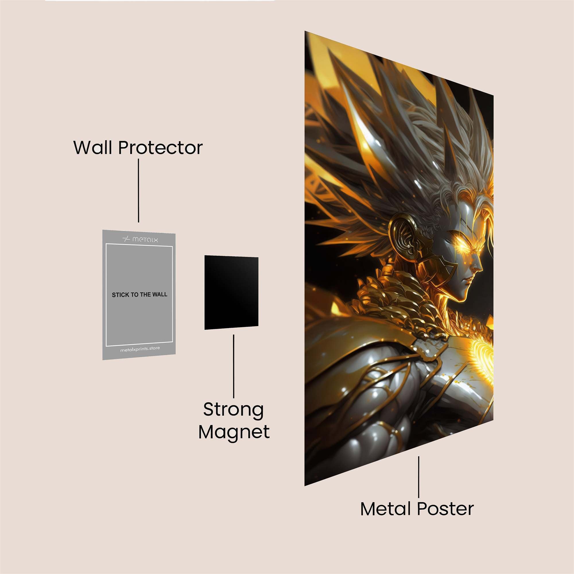Golden Titan Safe Wall Magnetic / M