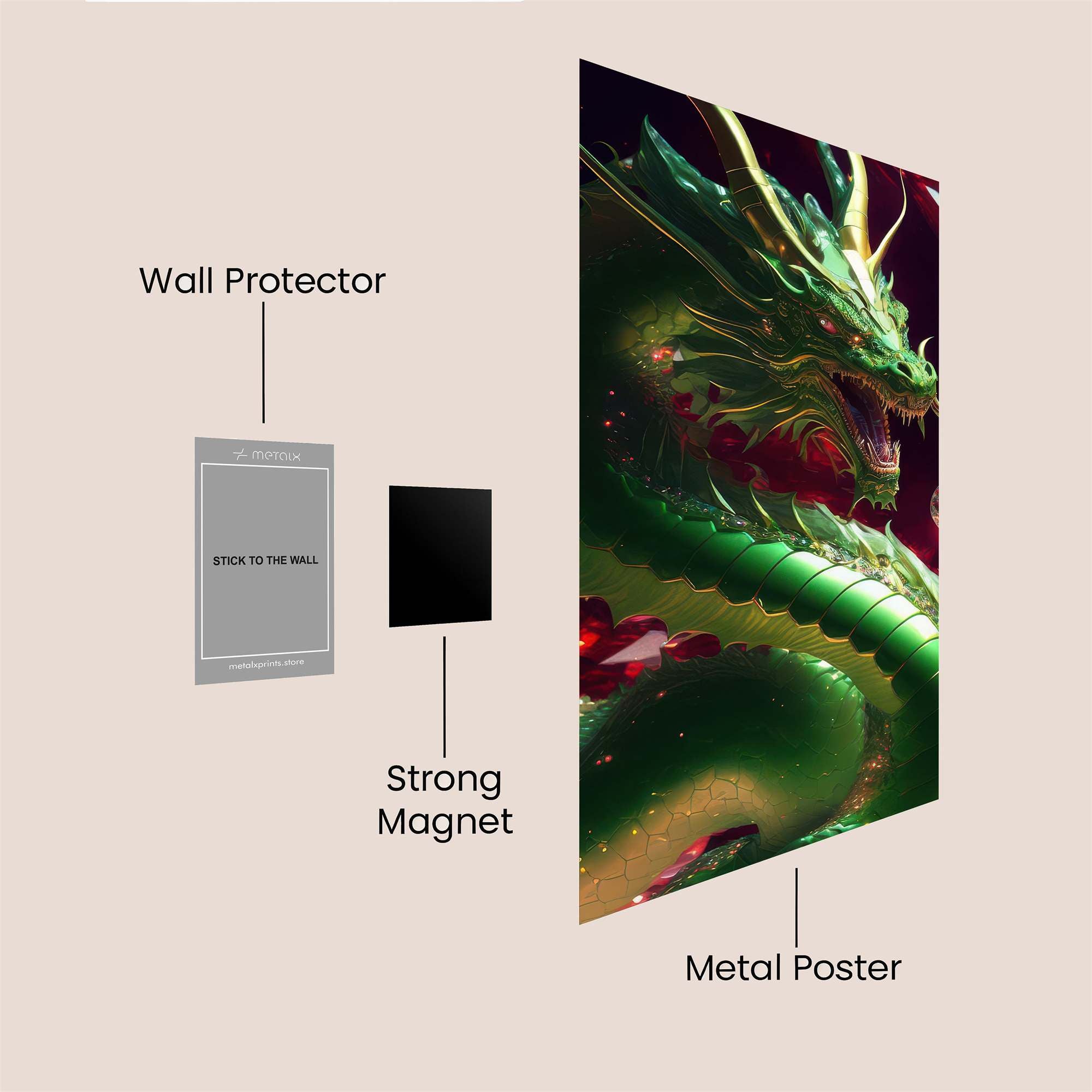 Serpent Radiance Safe Wall Magnetic / M