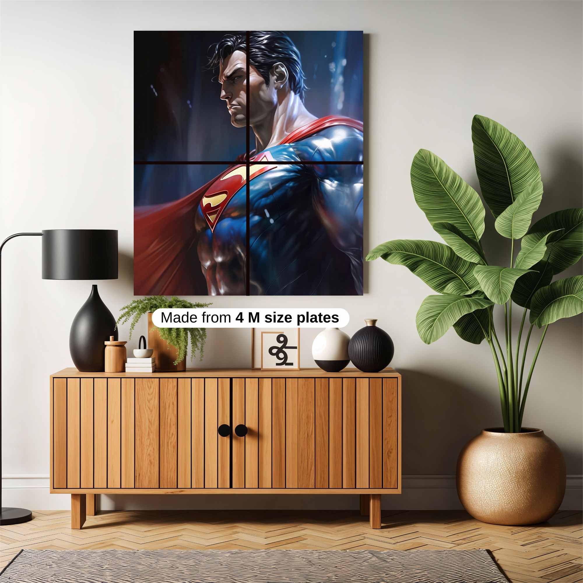 Superman Resolute Safe Wall Magnetic / M