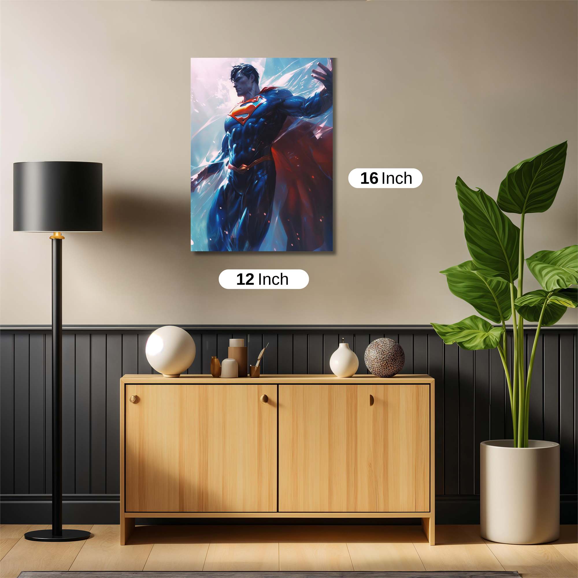 Superman Ascendant Safe Wall Magnetic / M