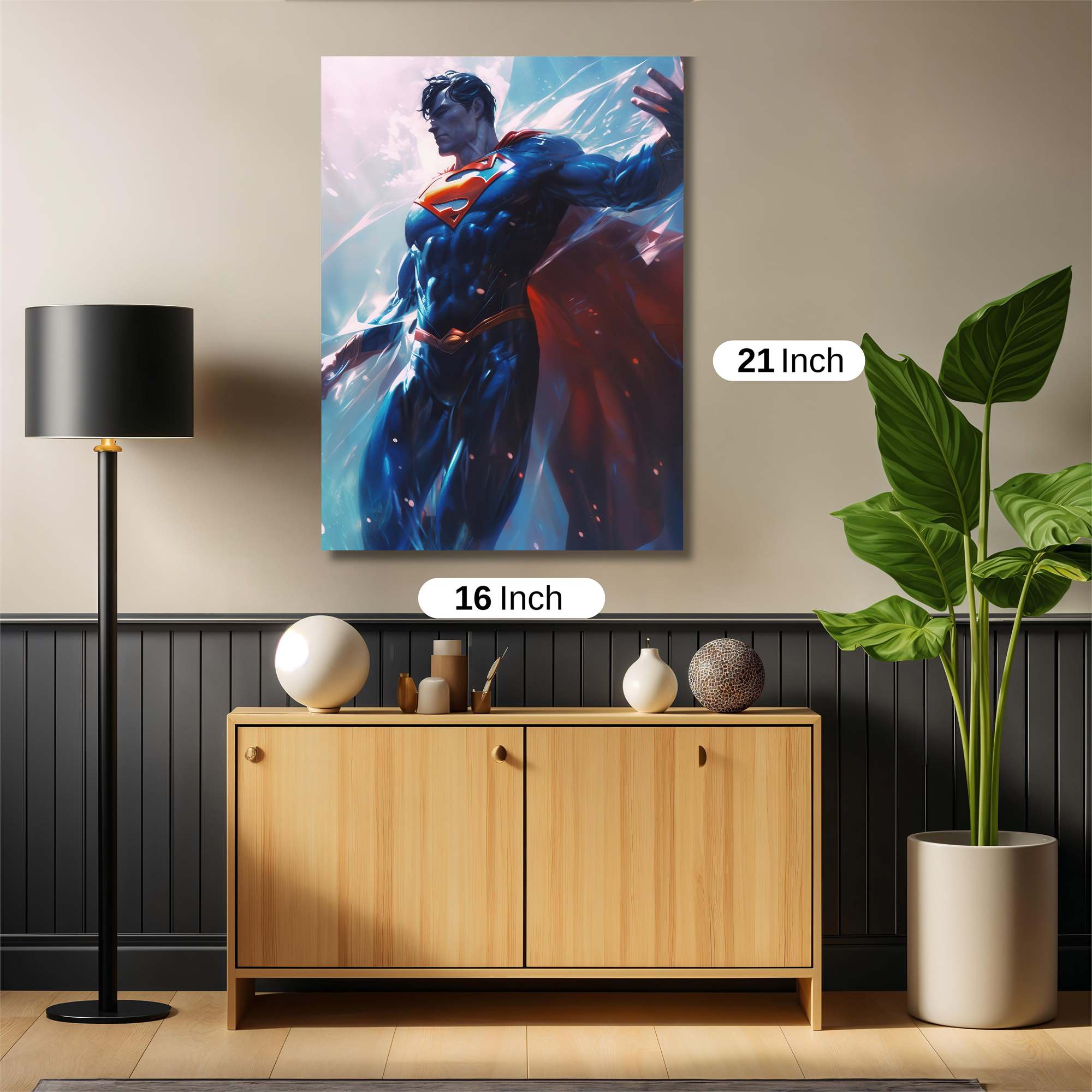 Superman Ascendant Safe Wall Magnetic / M