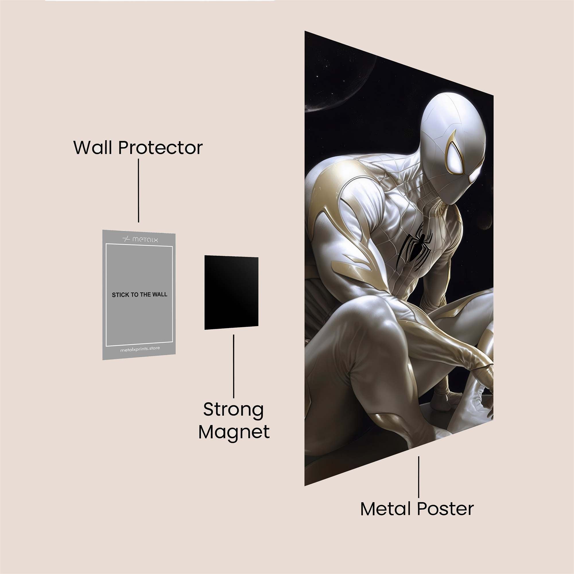Moonlit Vigil Safe Wall Magnetic / M