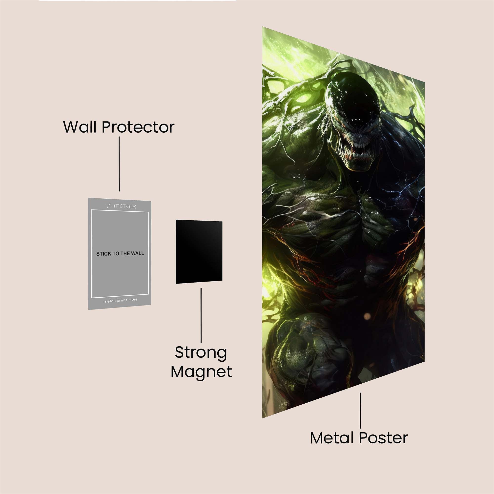 Venom Fury Safe Wall Magnetic / M