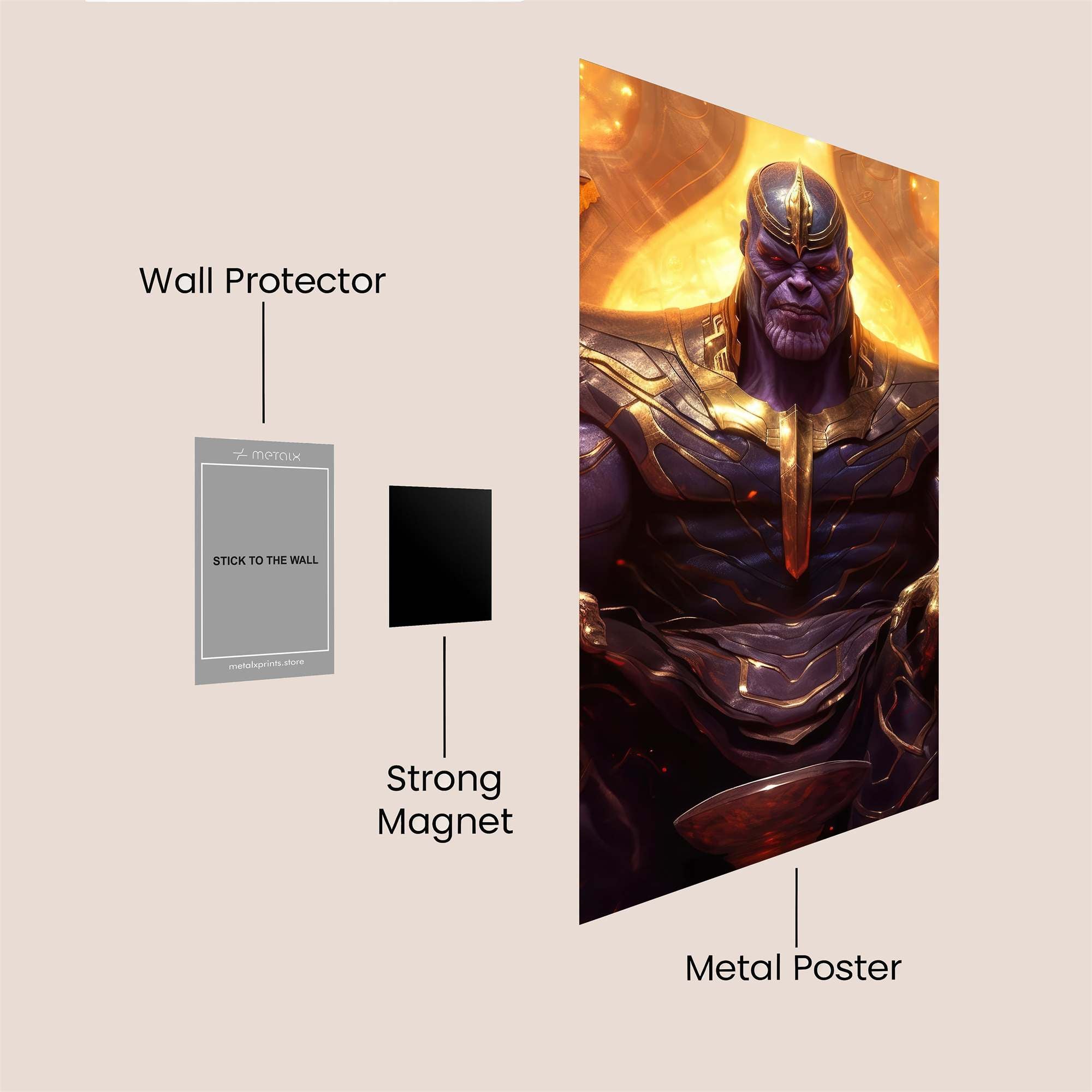 Thanos Majesty Safe Wall Magnetic / M
