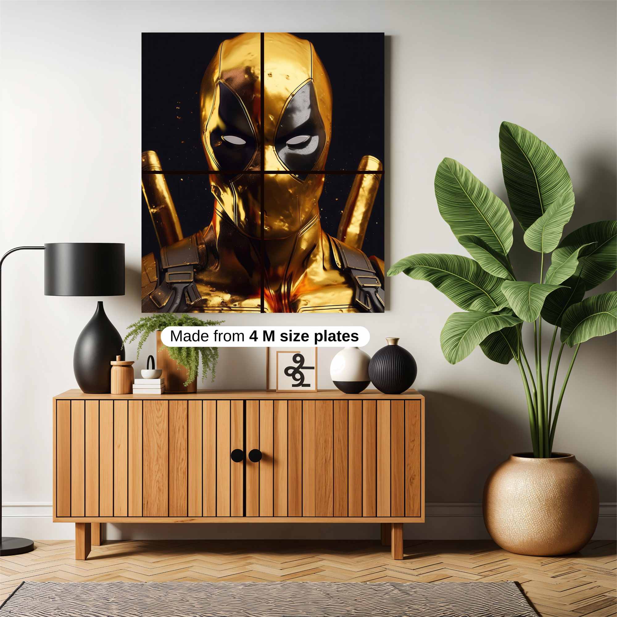 Golden Mercenary Safe Wall Magnetic / M