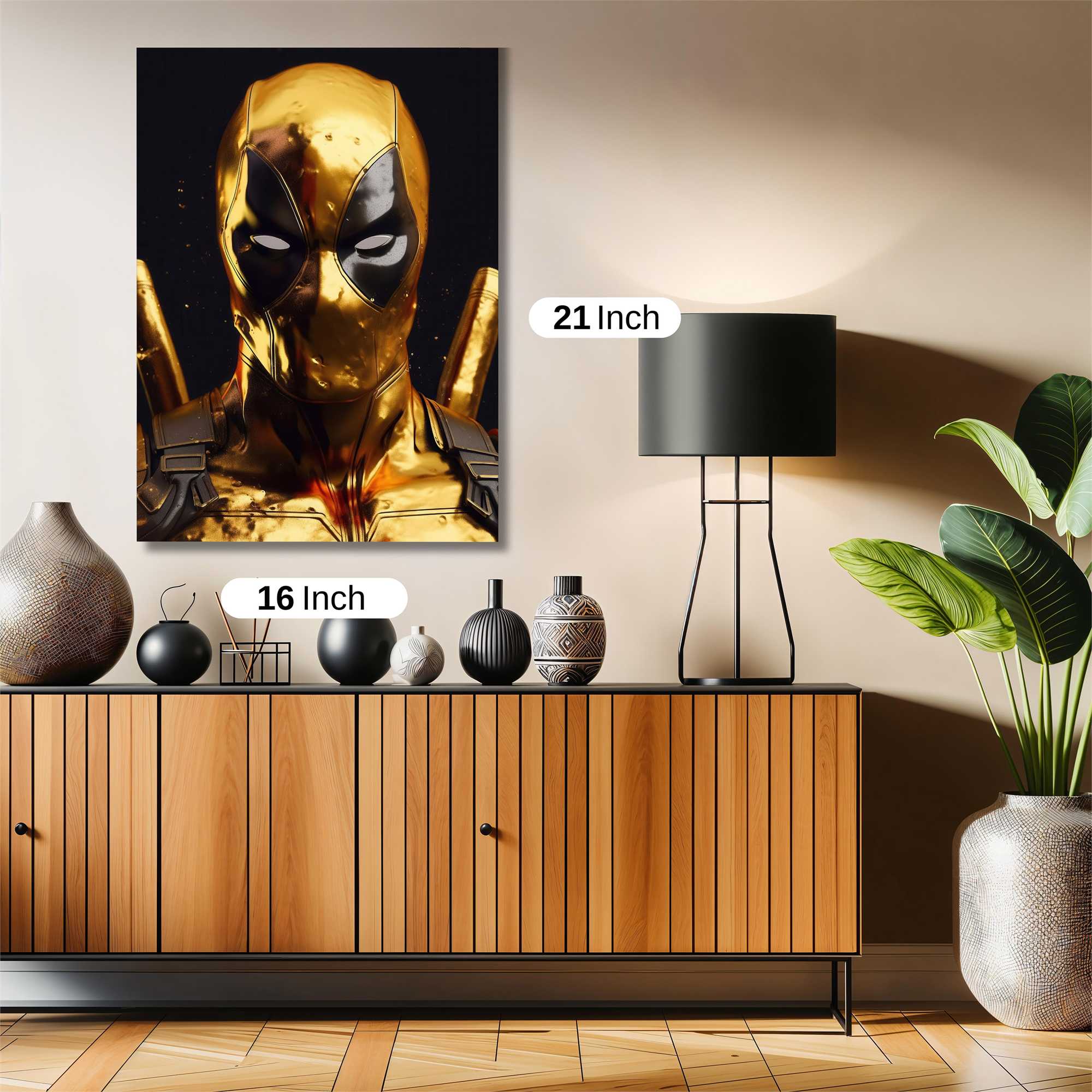 Golden Mercenary Safe Wall Magnetic / M